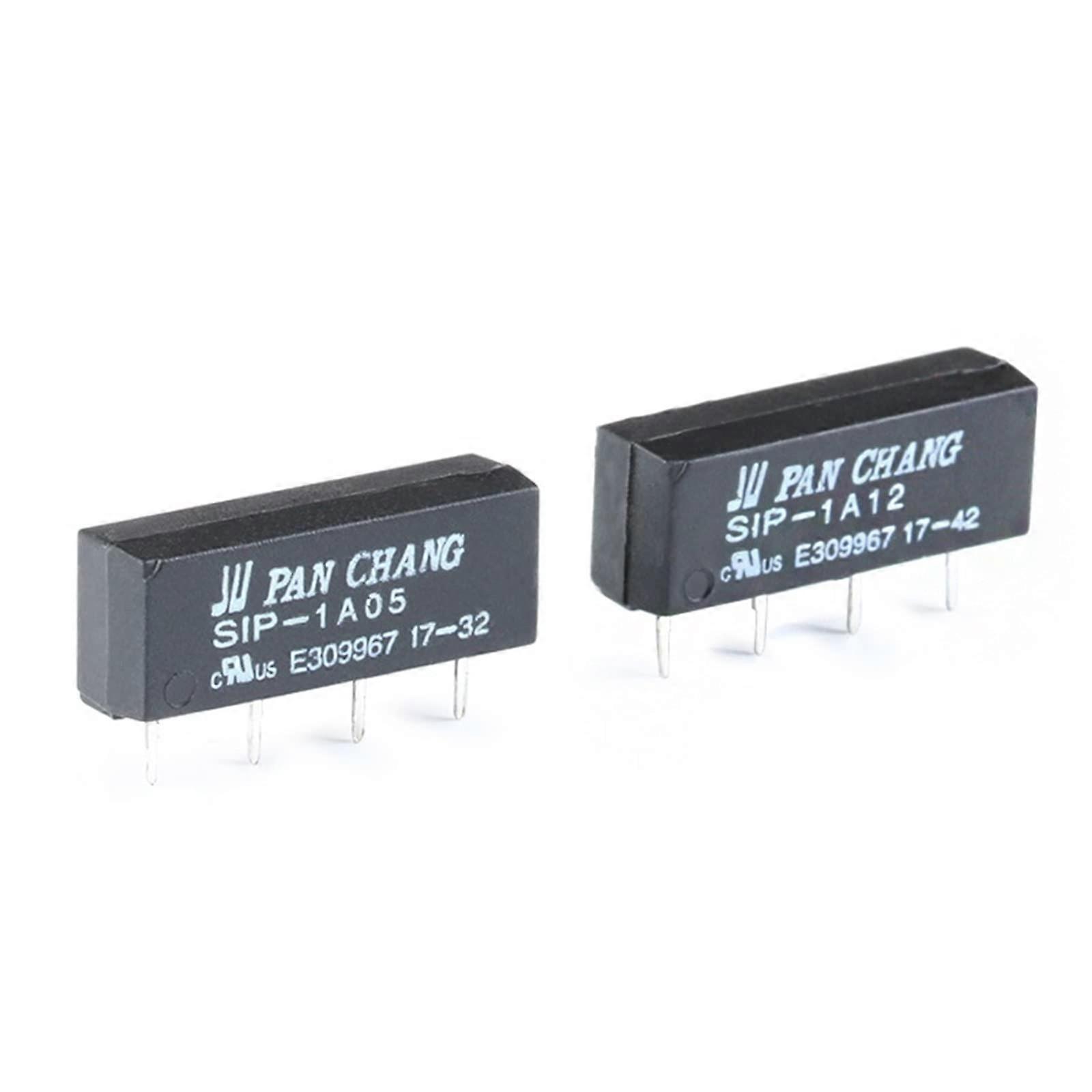 Reed Relay Switch Module 10 Pieces 5V 12V 4Pin SIP1A05 SIP1A12 SIP1A24