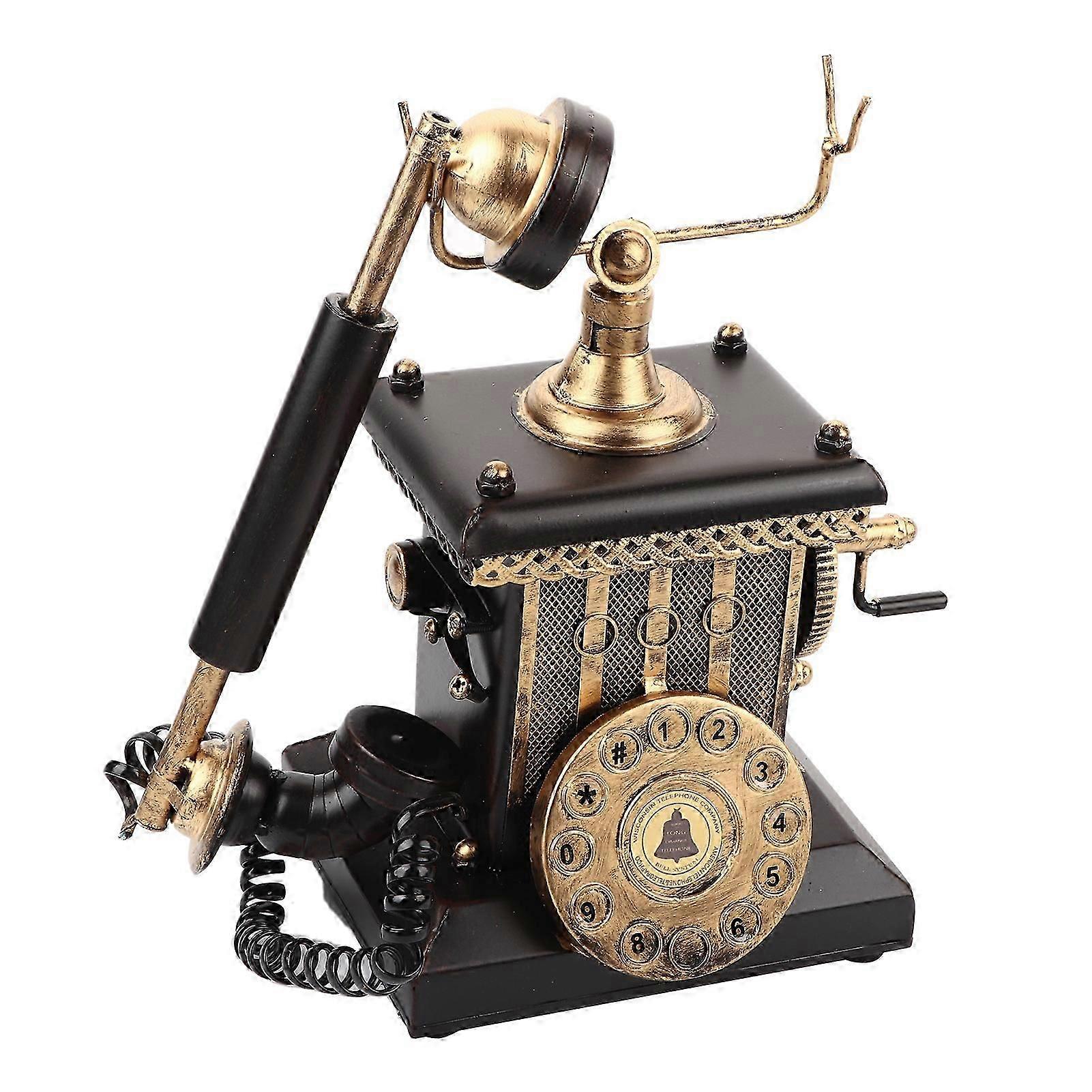 ヨーロピアンスタイルの手回し電話の装飾寝室のリビングルームの窓の装飾