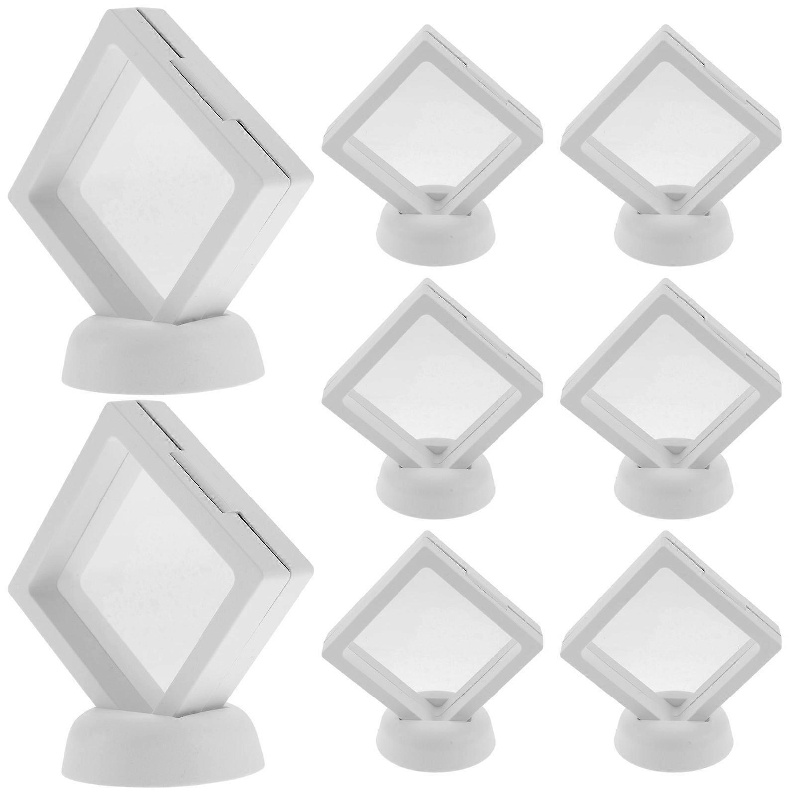 1 Set Commemorative Coin Display Case Square Coin Case Coin Collection Rack
