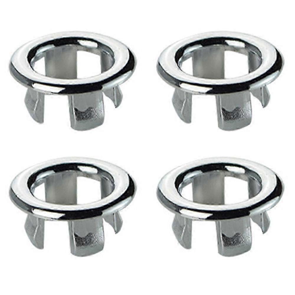 4Pcs bath Wash Basin Overflow Rings Pedestal Plastic Decorative