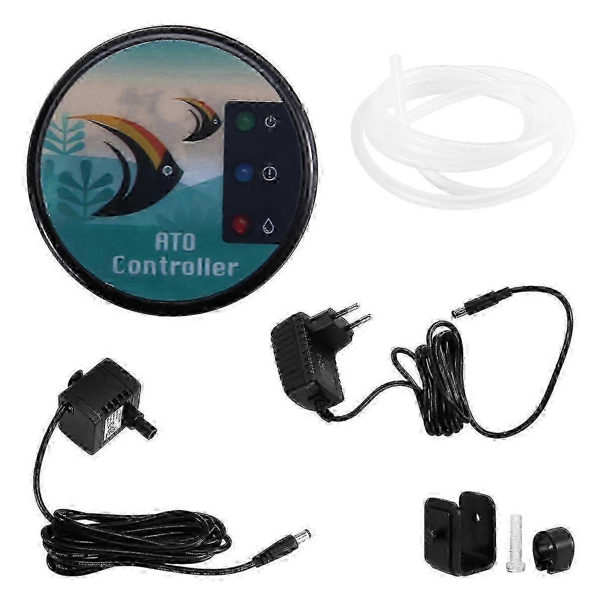 Smart ATO System for Aquariums Auto Top Off Water Filler with Magnetic Installation Max Tank Thickness 12.5mm EU Plug