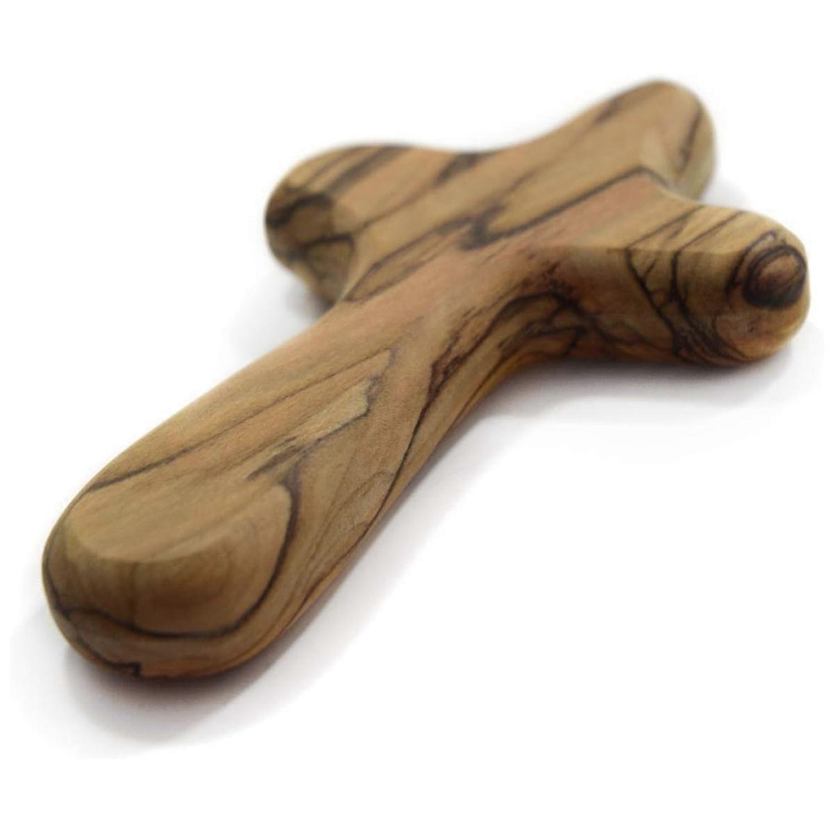 4Inch Hand Held Olive Wood Clinging