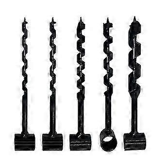 Portable Hand Wood Punch Manual Auger Drill Carbon Steel Survival Bit for Outdoor Camping Tools