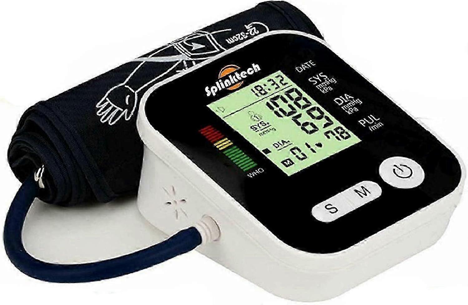 2025 Latest Model Blood Pressure Monitor with Pulse Rate Detection - Large LCD