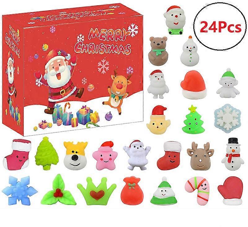 24-piece set DIY hand-torn blind box Christmas advent countdown calendar blind box Christmas blind box children's party gift Christmas toy_21