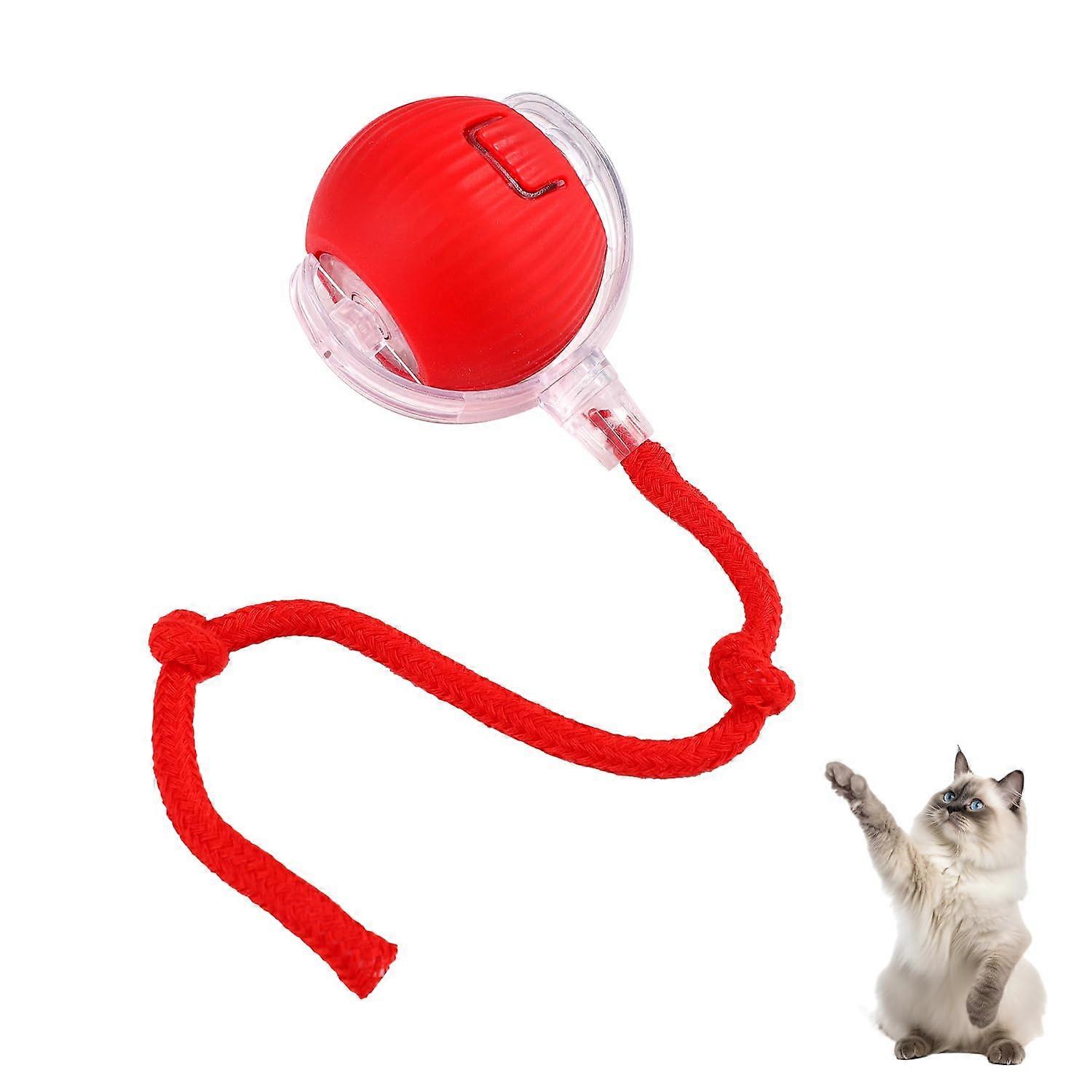 Chewie Ball Interactive Rolling Ball Toy For Dogs And Cats Smart Auto Rolling Pet Ball With Charging Cable Medium Size