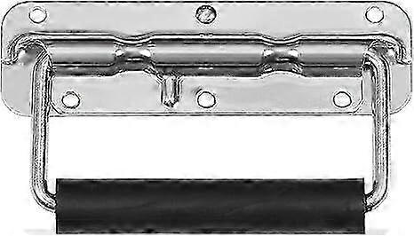 Spring Loaded Surface Mount Handle with Rubber Grip, Zinc