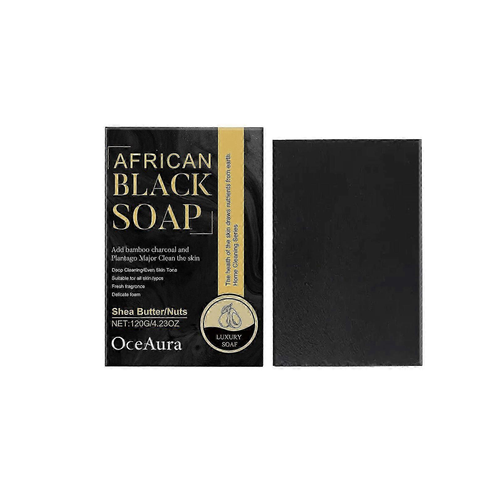 Facial Soap Black Soap Cleanses Dirt, Exfoliating Soap, Nourishes Facial Soap, Oil Controlled Bathing, Facial Cleansing, Travel, Gifts, Unisex