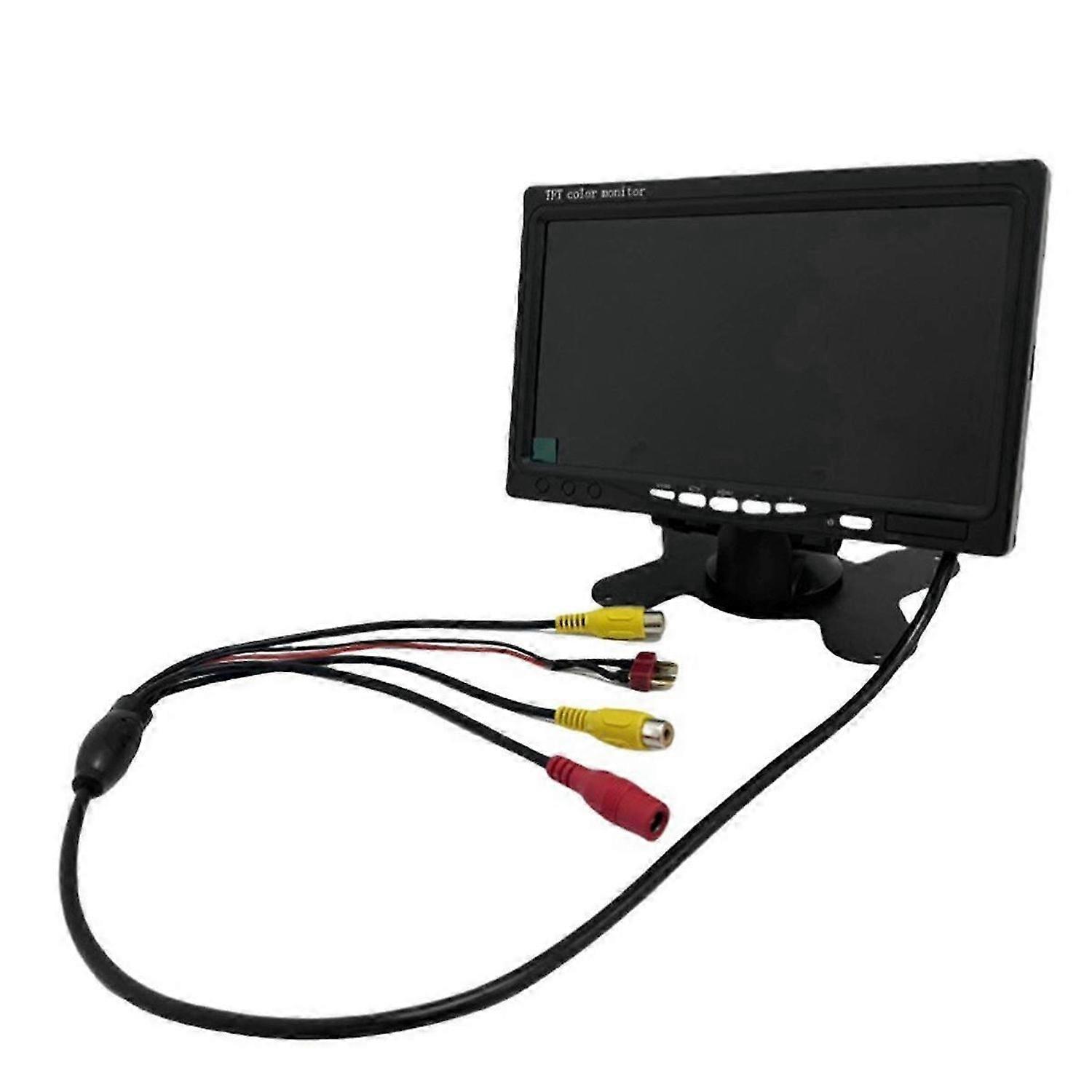 7-Inch FPV LCD Display Color Monitor 800x480 for Car TV Warehouse Supermarket Monitor FPV Monitor
