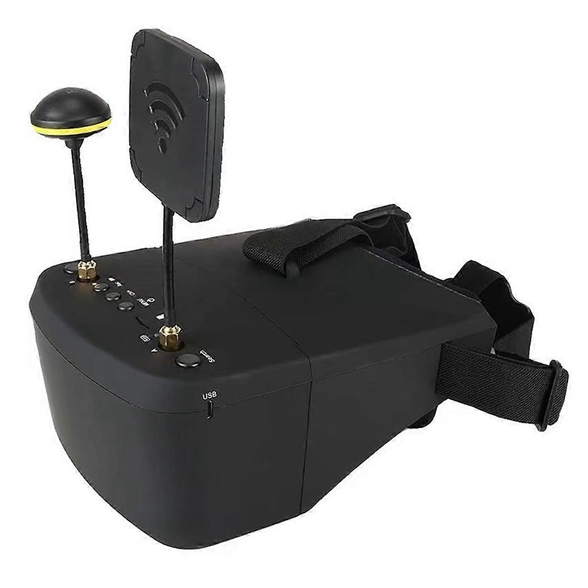 EV800D 5.8G 40CH 5 Inch 800x480 Video Headset HD DVR Diversity FPV Goggles with Battery for RC Dron