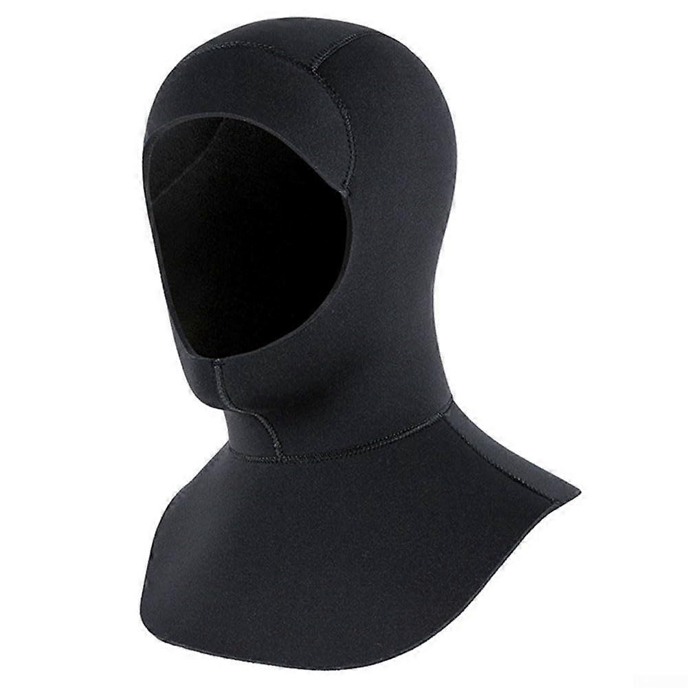 Diving Hat With WearResistant Neoprene For Diving And Swimming, 5mm Thickness, Black, Size L/XL