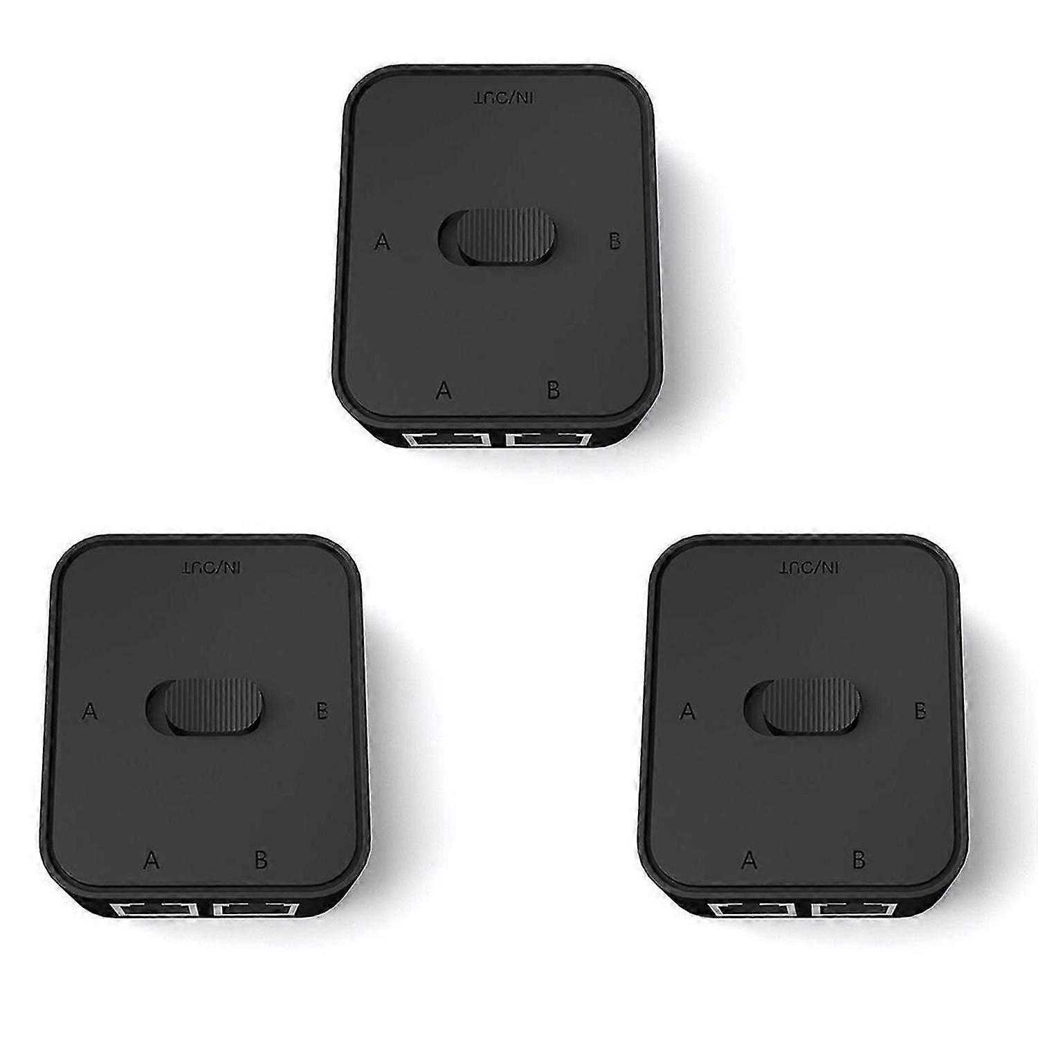 2 Port RJ45 LAN CAT6 Network Switch Selector 1000Mbps