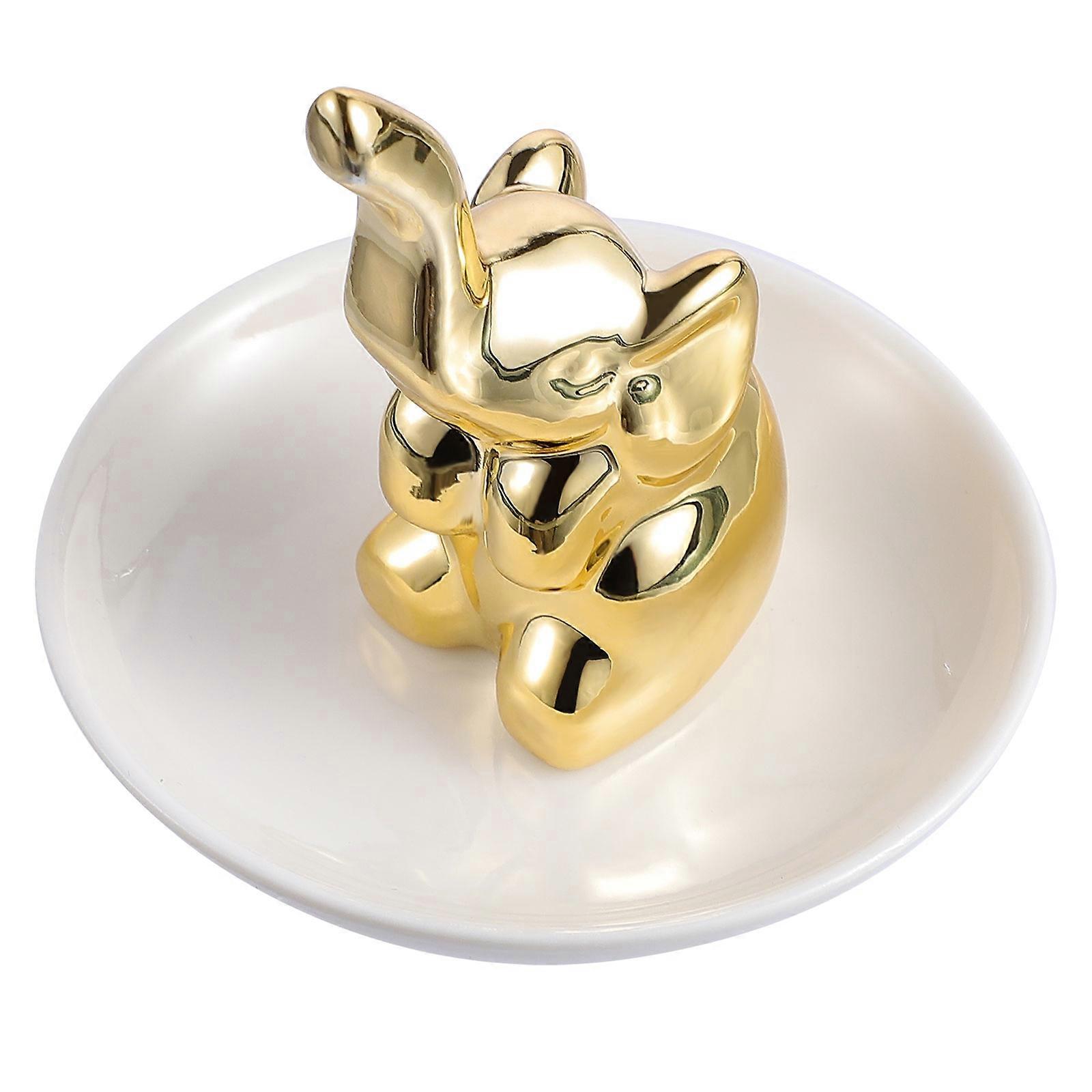 Shape Jewelry Dish for Storage Use 1Pcs Ceramic Decorative Tray