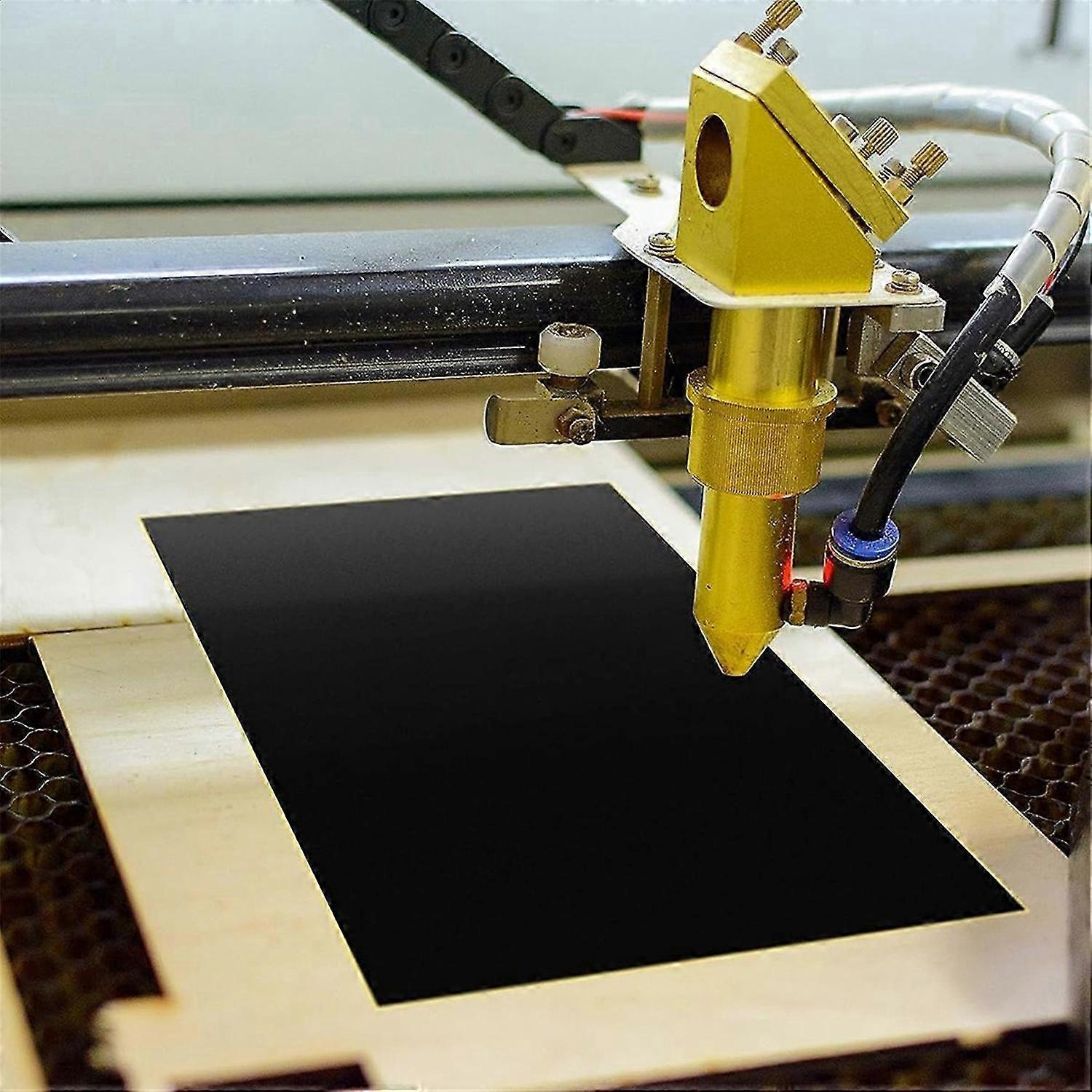 Laser Engraving Marking Paper, 10PCS Laser Color Paper for Laser Engraver, 15.4x10.6Inch Black for M