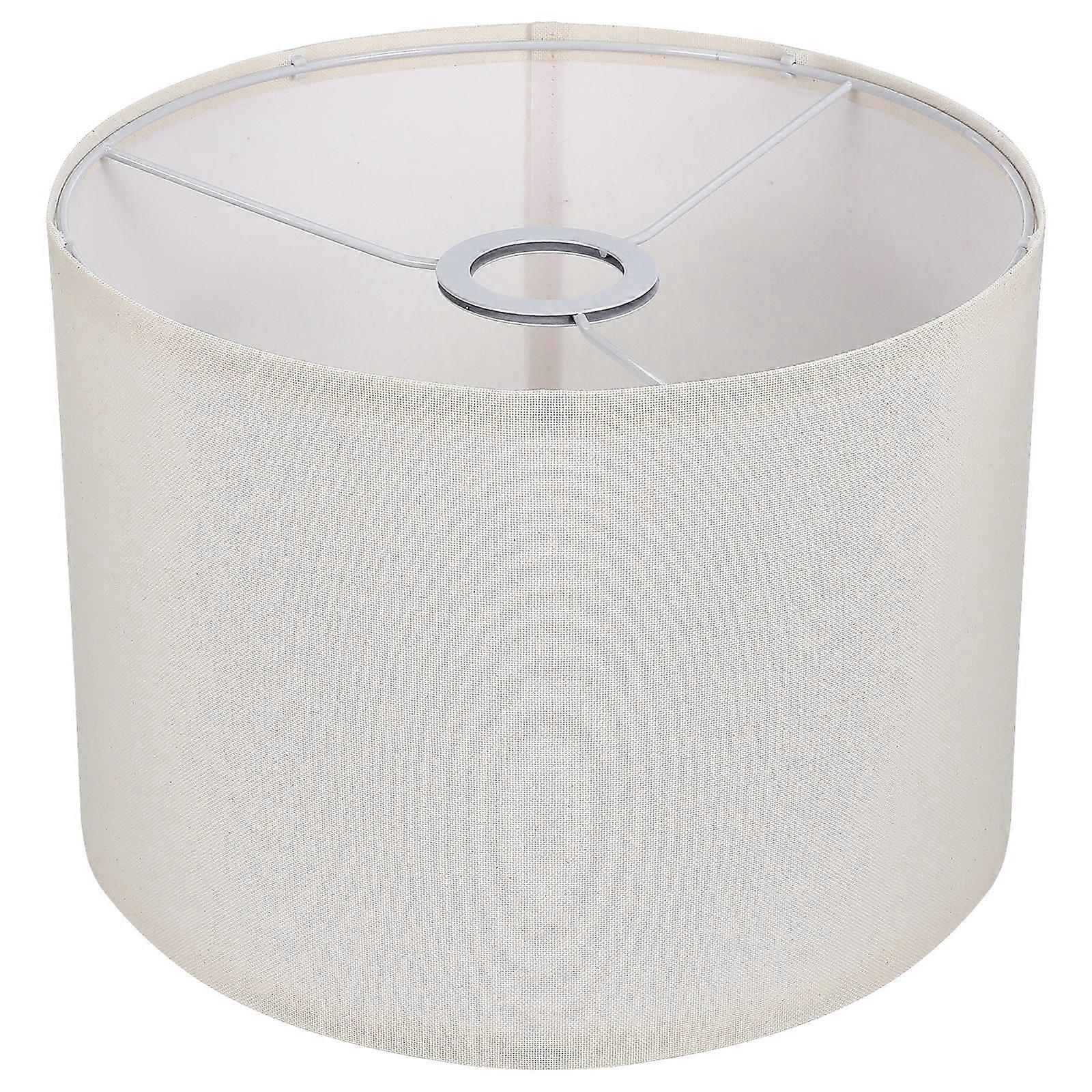 White Linen Lamp Shade for Decor Removable Lampshade