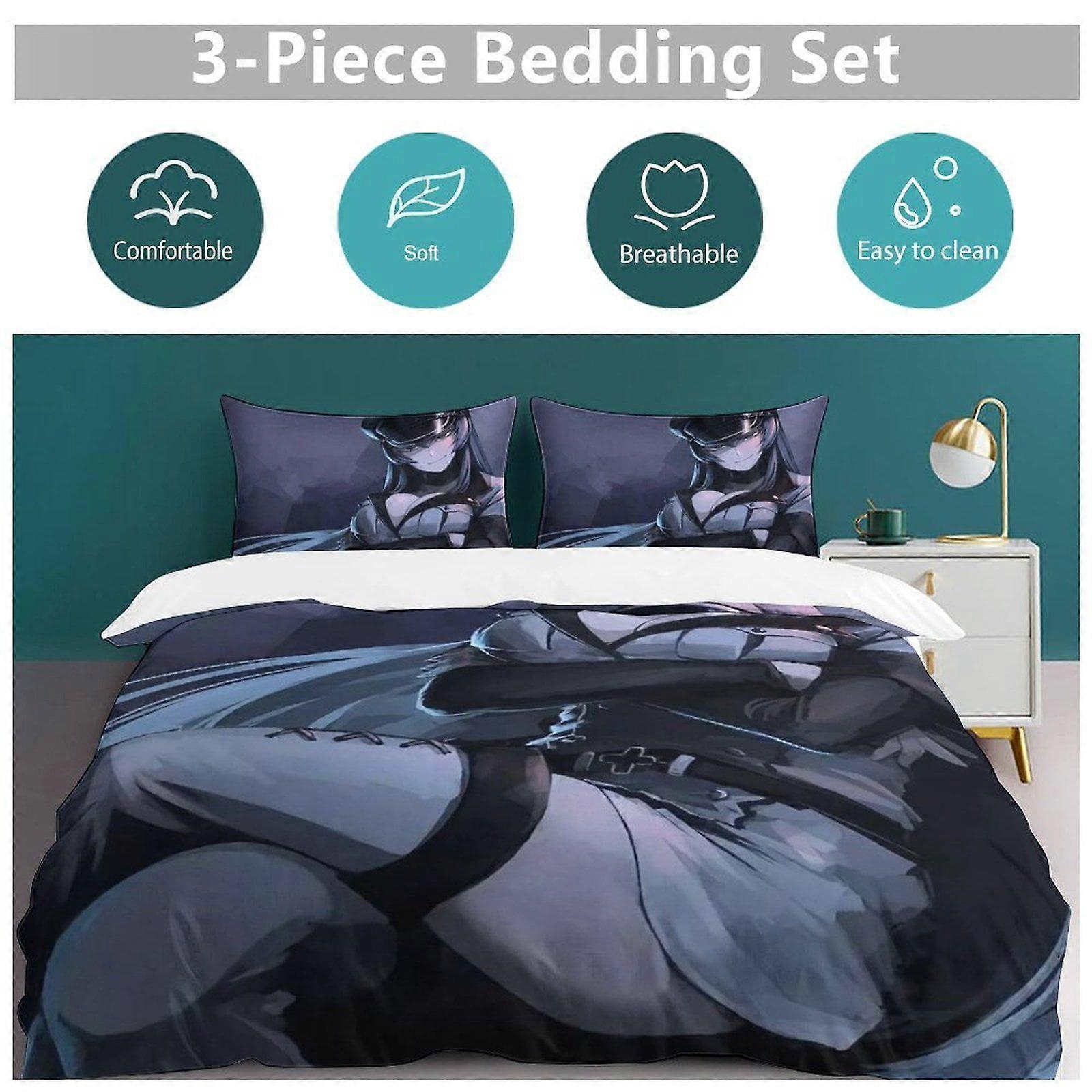a165 Akame Ga KILL Anime Home Bed 3-piece Set, Classic Japanese