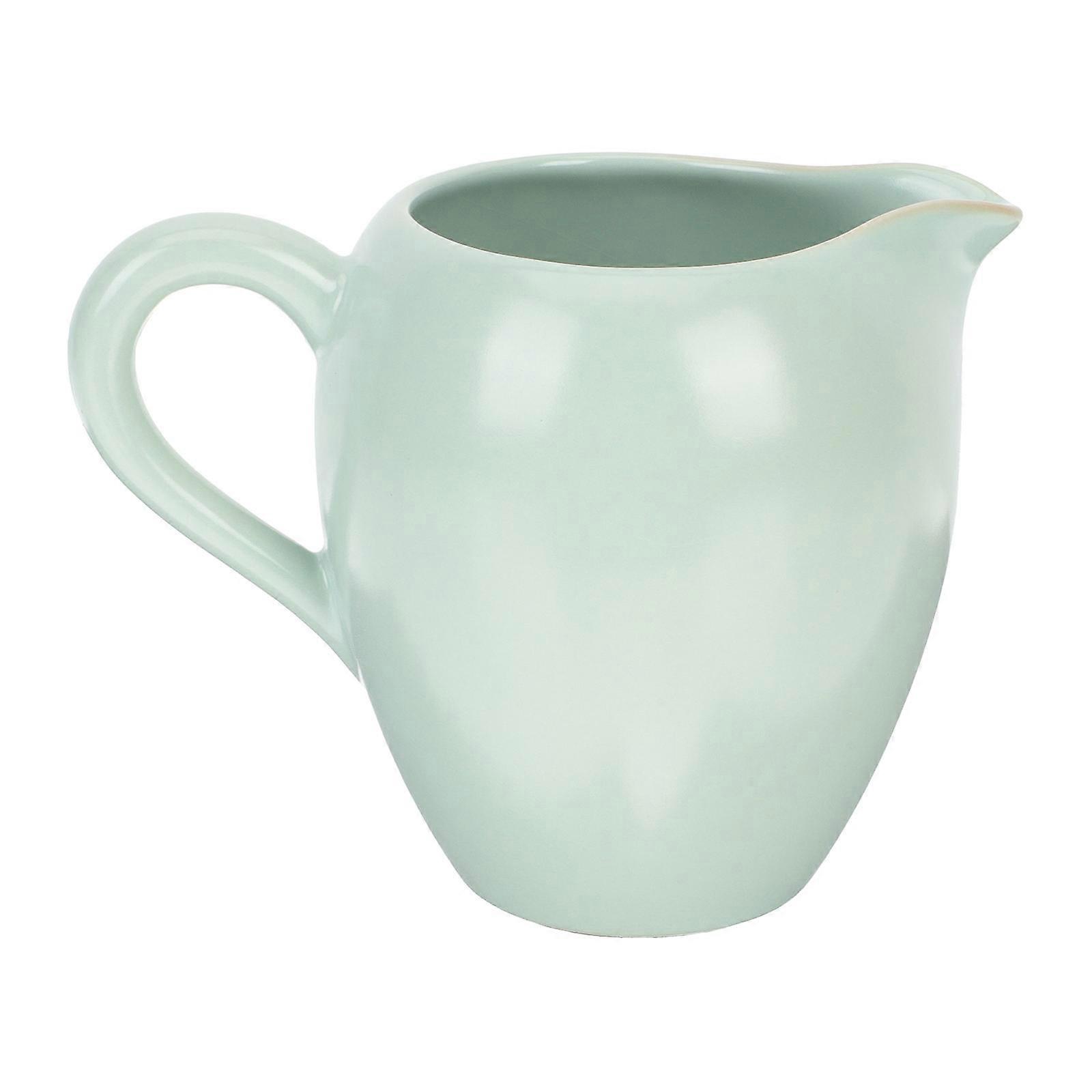 Ceramic Milk Pitcher for Coffee Creamer Pitcher with Handle