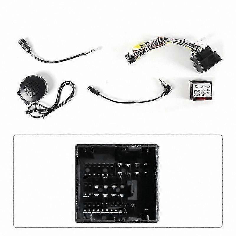 9-Inch Car Radio Faceplate with Frame Power Cord and CANBUS for  Corsa F-Compatible Models