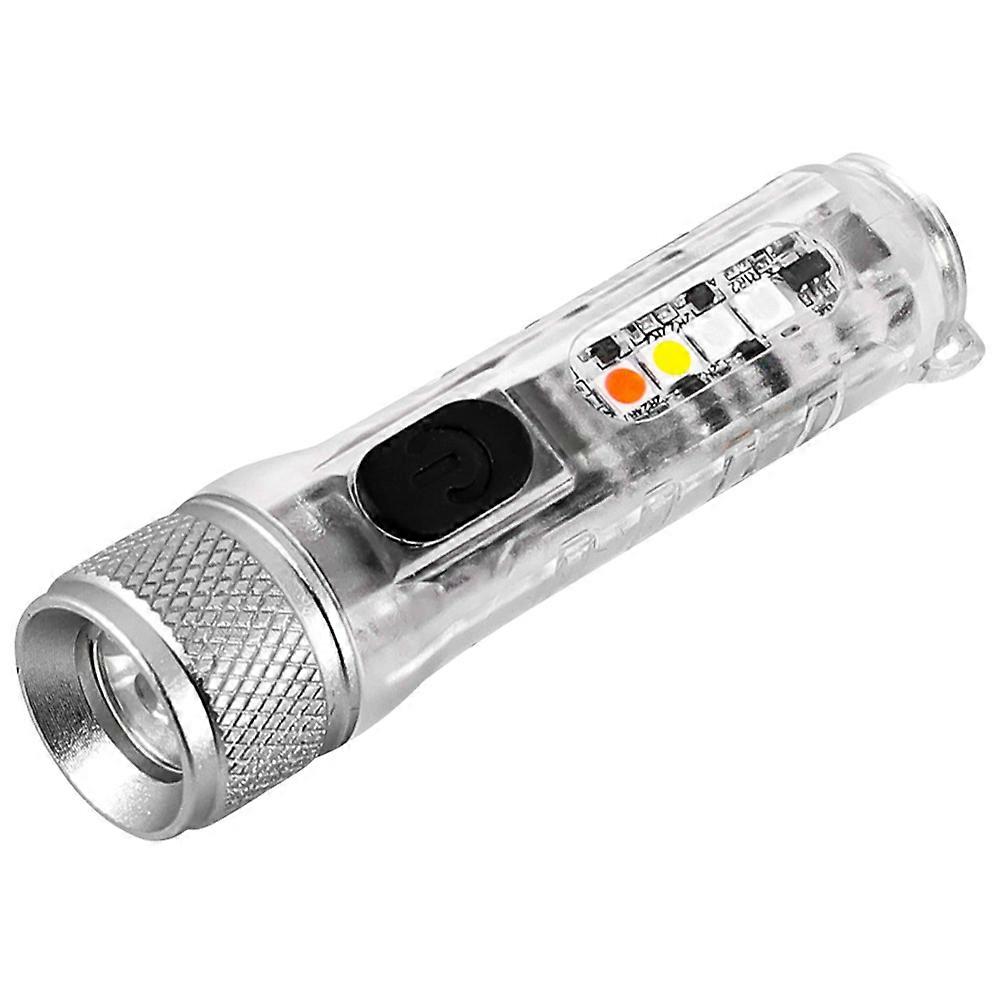 Adjustable Mini Keychain Flashlight LED Torch for Outdoor Use