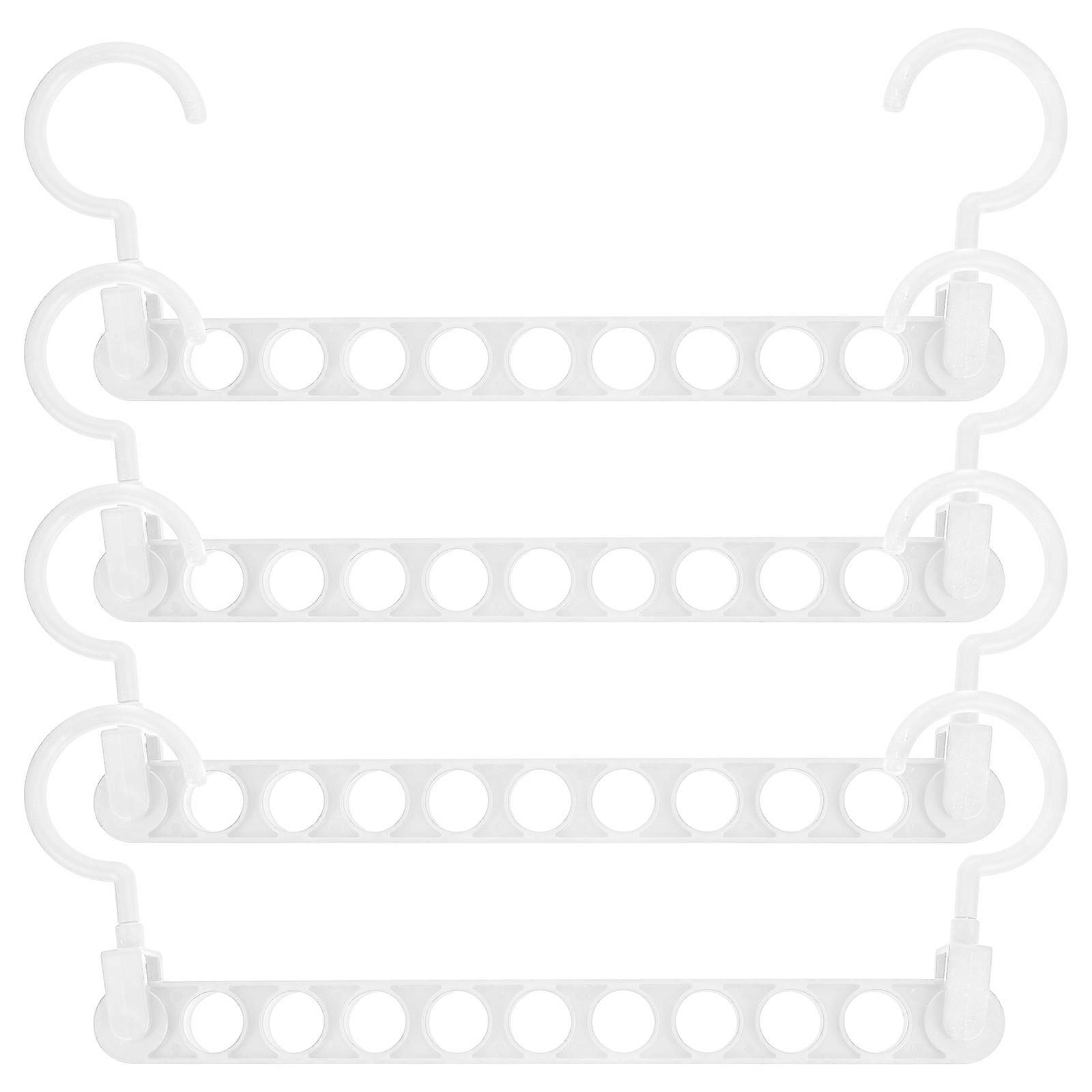 Space Saving Clothes Hangers for Hanging Use 12Pcs White