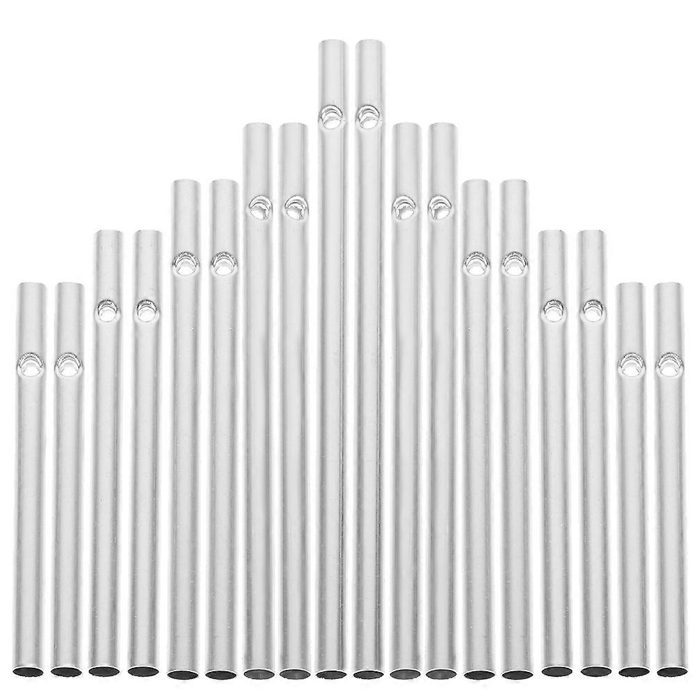 Silver Wind Chime Tubes Metal Wind Chime DIY Tubes for 8Sets