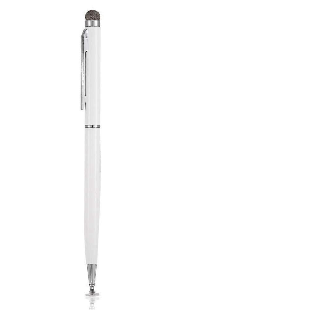Stylus Pen For iOS Replacement Capacitive Touch Screen, Cloth Head, White, Compatible With iPhone Samsung Phones