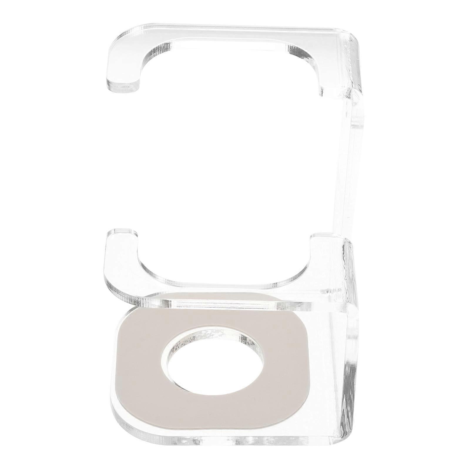 Acrylic Wall Mounted Sword Stand for Storage 5Pcs White Display Holder