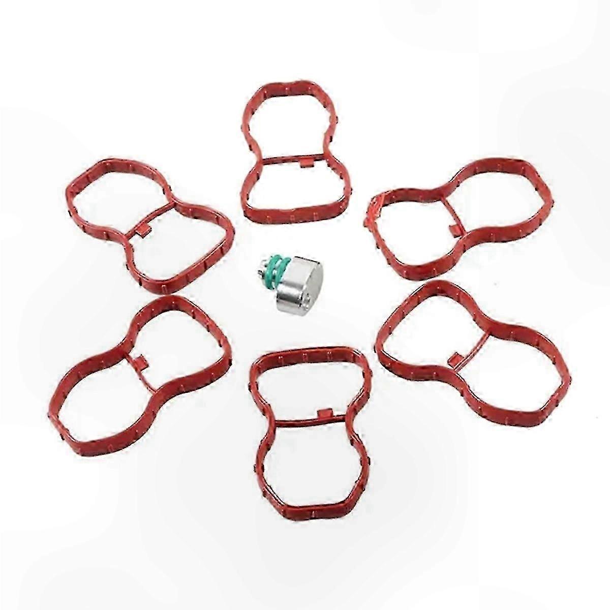 Manifold Gasket Kit with Swirl Flap Plug for E70 F01 F07 F10 F25 E90 E91 E92 Vehicles