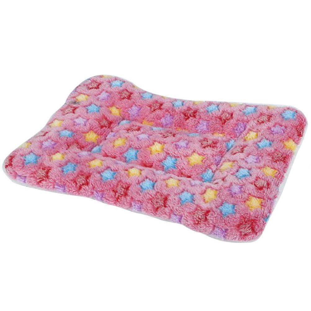 Coral Fleece Pet Cushion Bed Pad for Resting 2Pcs Comfortable Soft Material