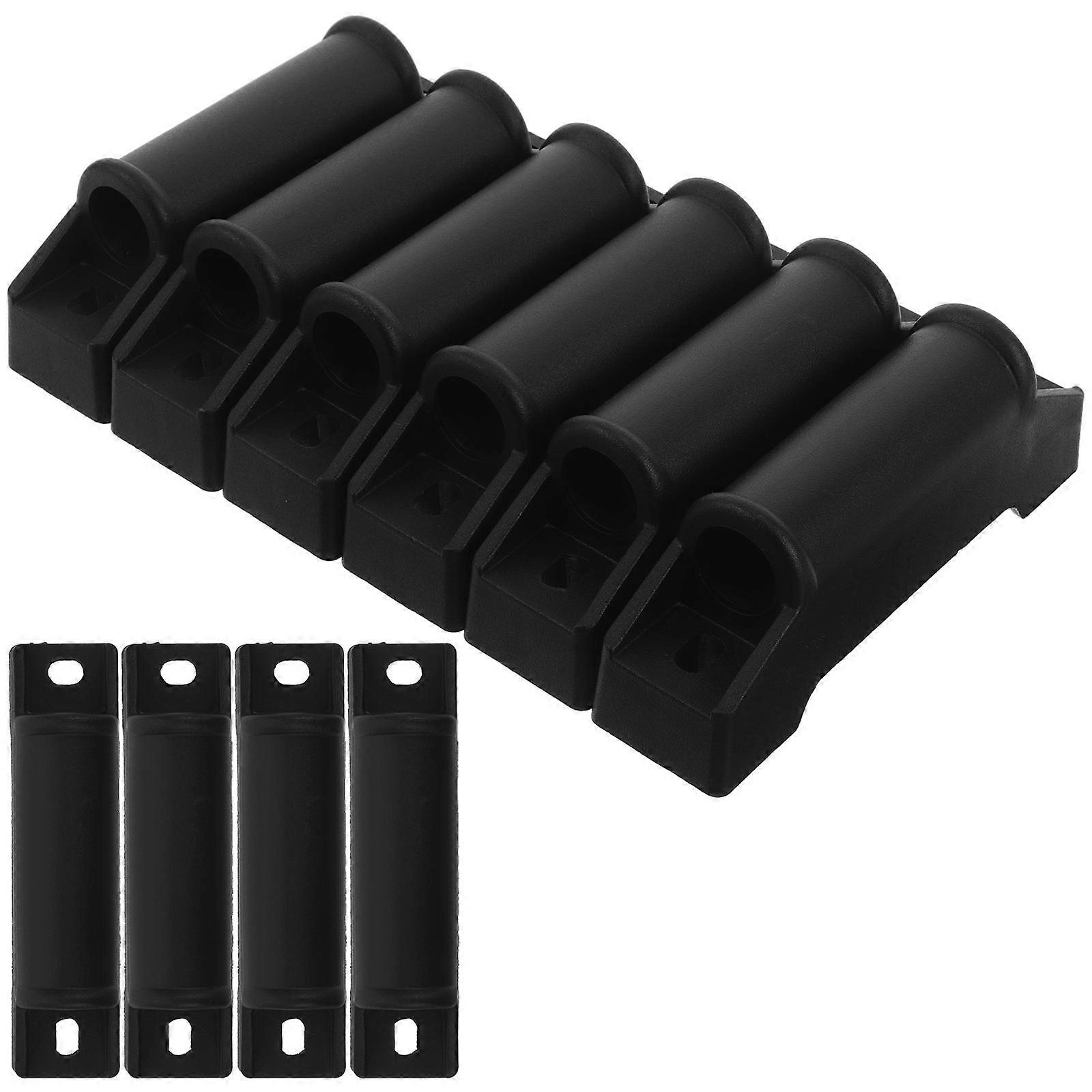 Gaming Chair Footrest Attachment For Office Chairs And Furniture 30Pcs Black Rectangular Smooth Glide Replacement
