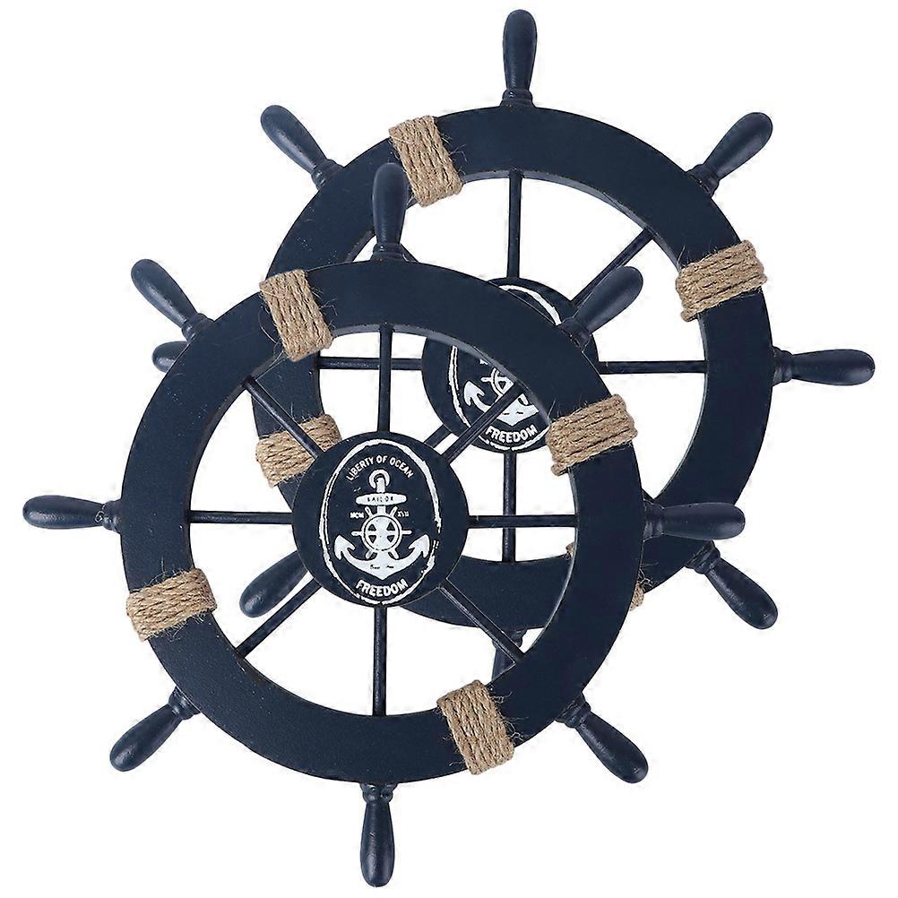 Creative Nautical Style Decor Rudder Wall Hanging for 4Pcs