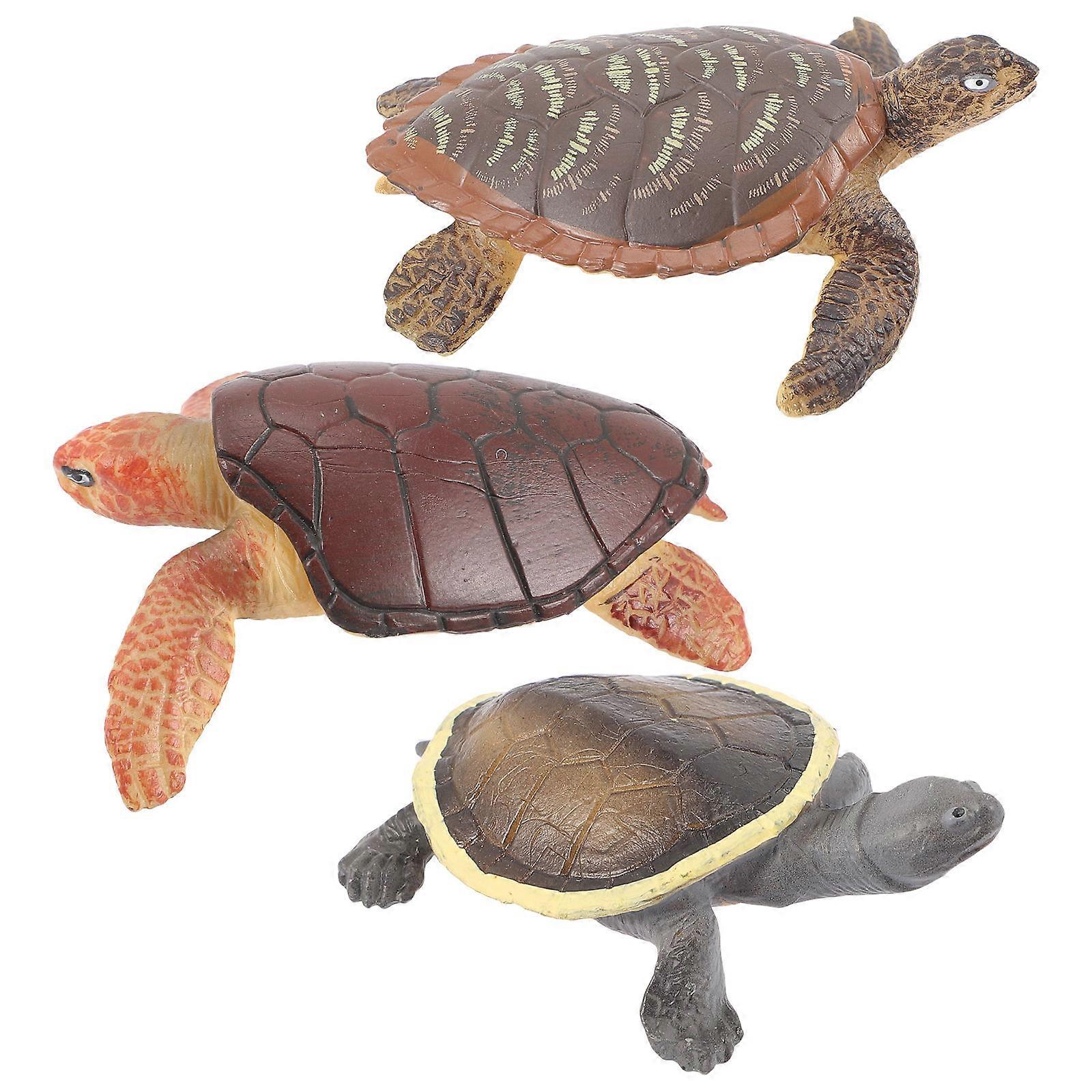 Turtle Model Decorative Turtle Figurines for Desktop 15Pcs Set