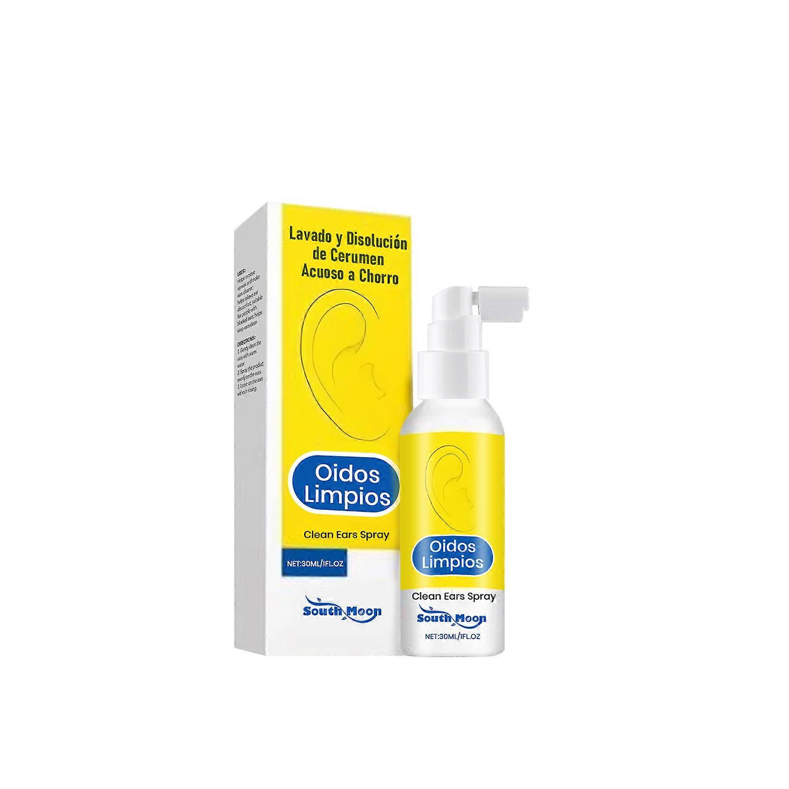Spray do pielęgnacji uszu o łagodnych składnikach, odżywczy, oczyszczający, komfortowy i pielęgnujący spray do uszu 30 ml