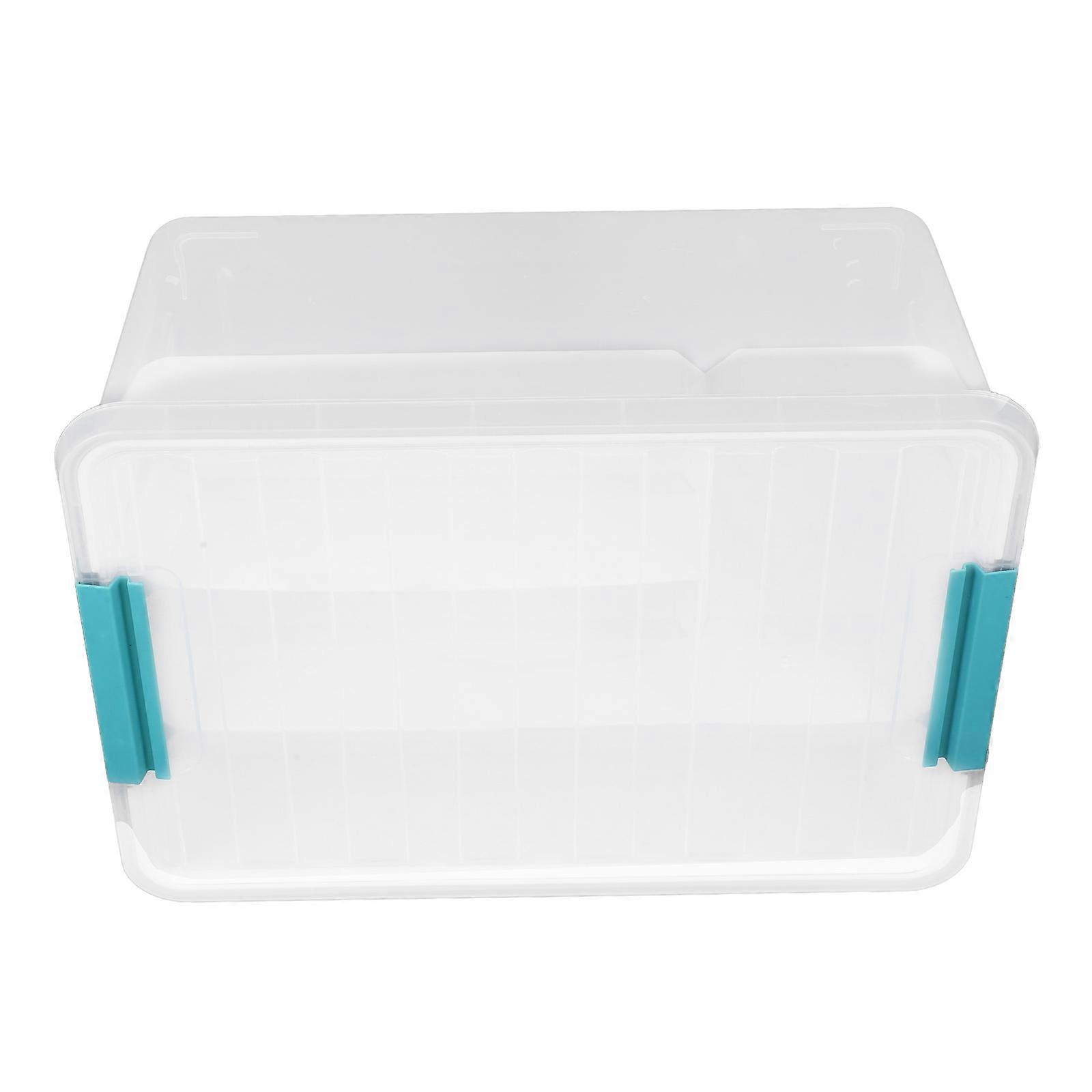 Blocks Storage Container For Small Parts Travel Portable Lightweight Multi-Grid Design 1Set