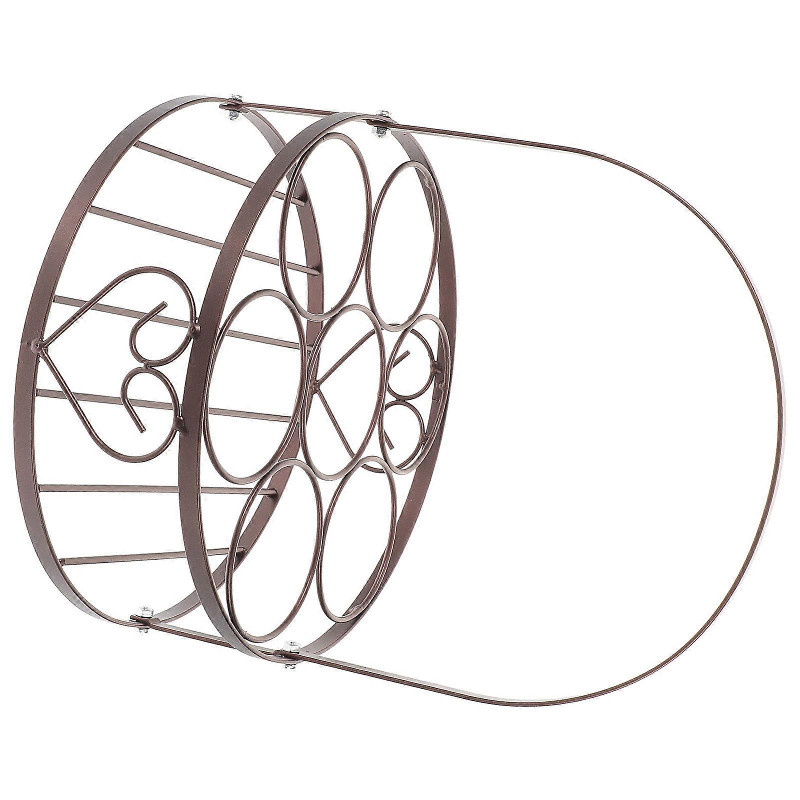 Portabottiglie in metallo per bottiglie di birra, contenitore per 6 bottiglie, per case, foro rotondo per caffè, diametro 7,8 cm