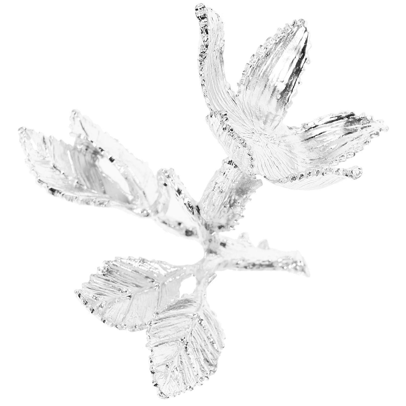 Metal Display Stand Crystal Holder for Storage 4Pcs Silver Specimen Holders