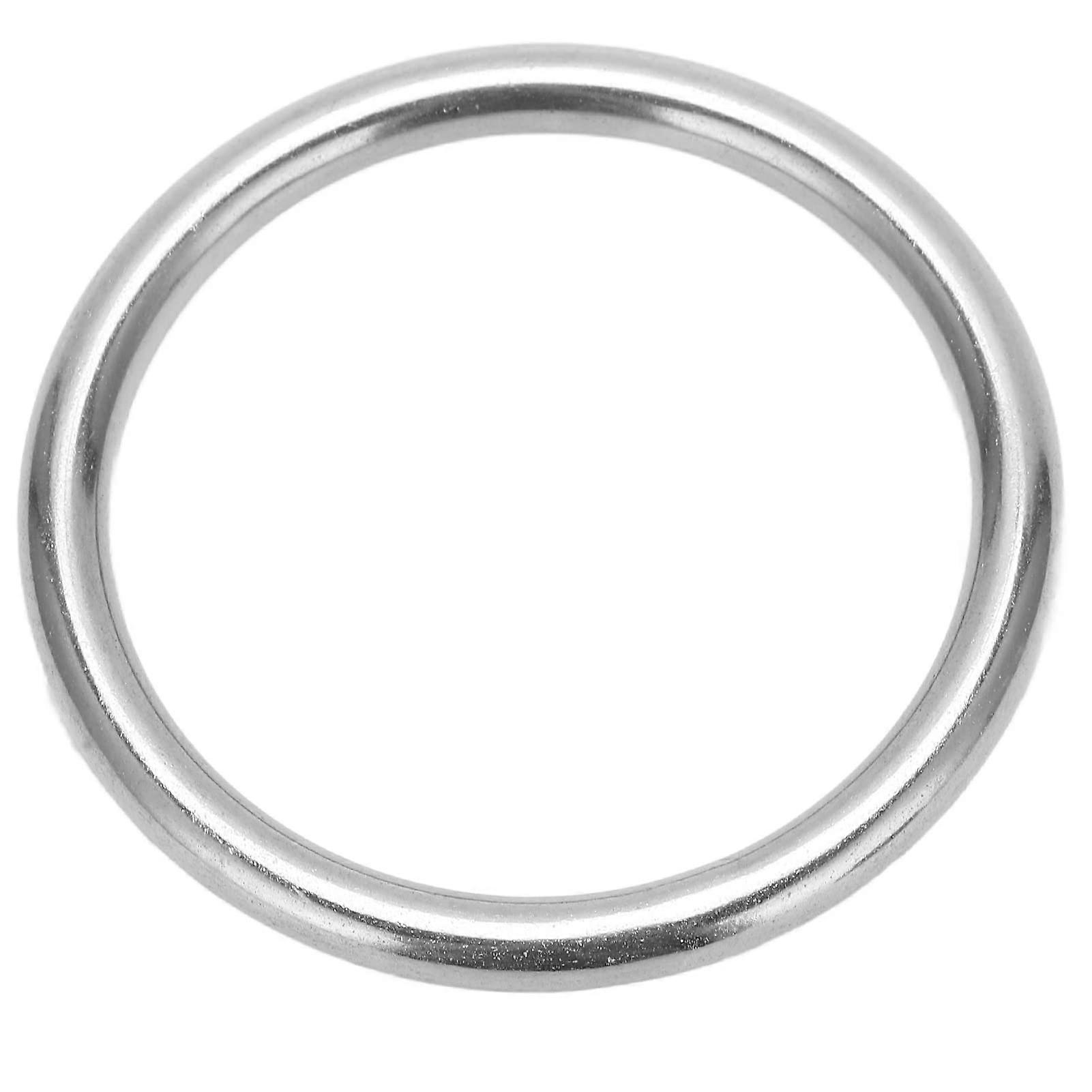 Stainless Steel Boat Round Rings 8mm Diameter for Sailing and Diving Marine Grade Rust Resistant Hardware