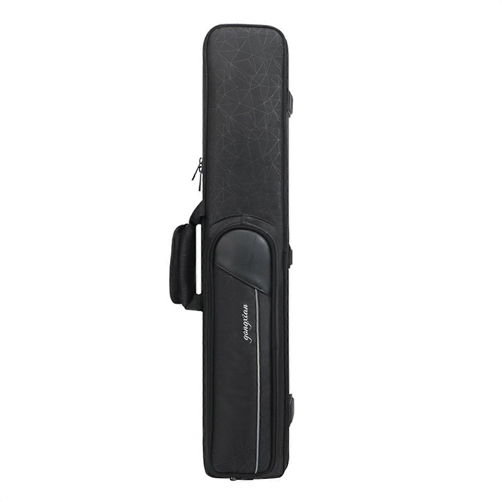 Pool Cue Case Portable Lightweight Sturdy Billiard Cue Case For Pool Cues And Accessories Outdoor Black
