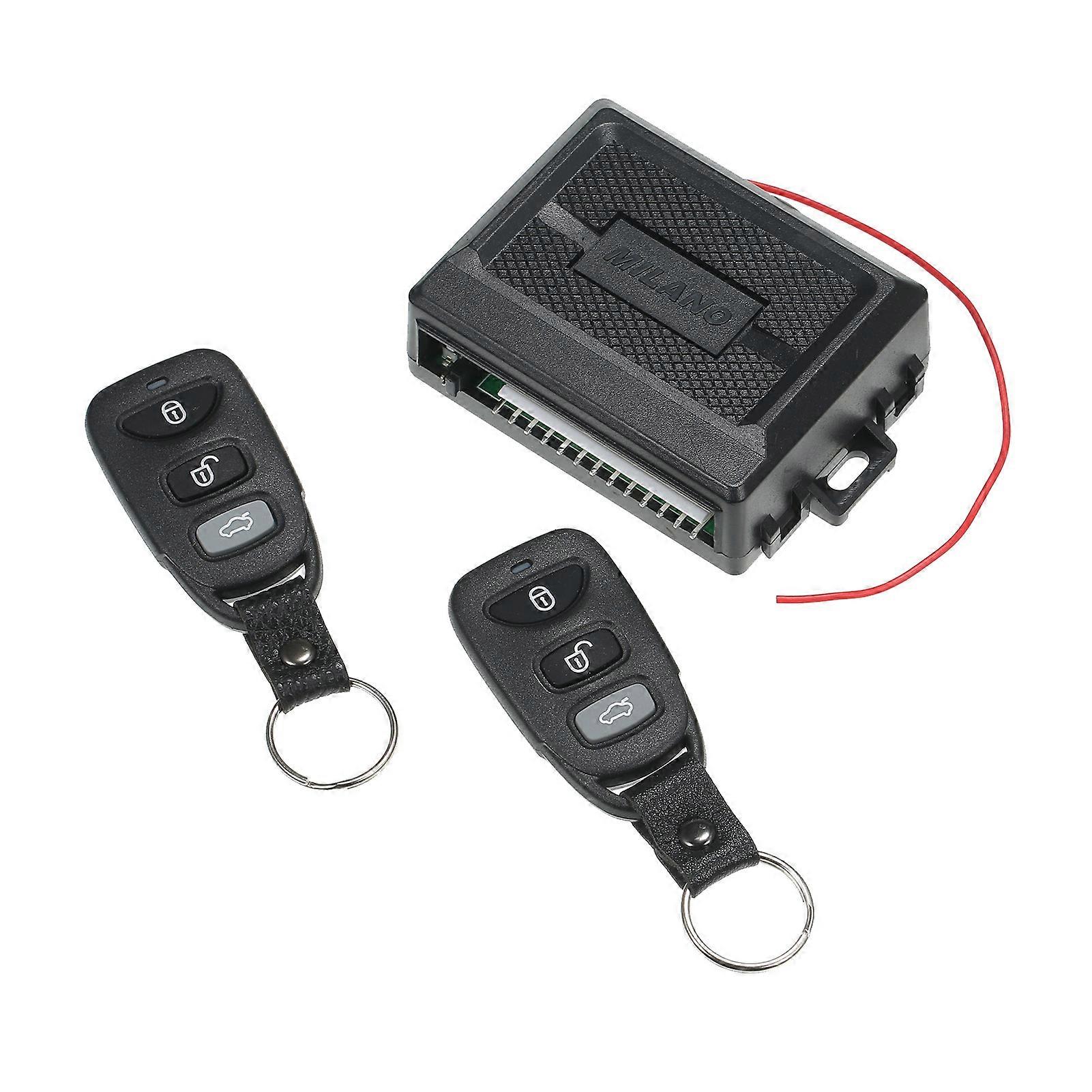 Universal Door Lock Keyless Entry System Car Immobilizer Auto Remote Central Kit with Control Box