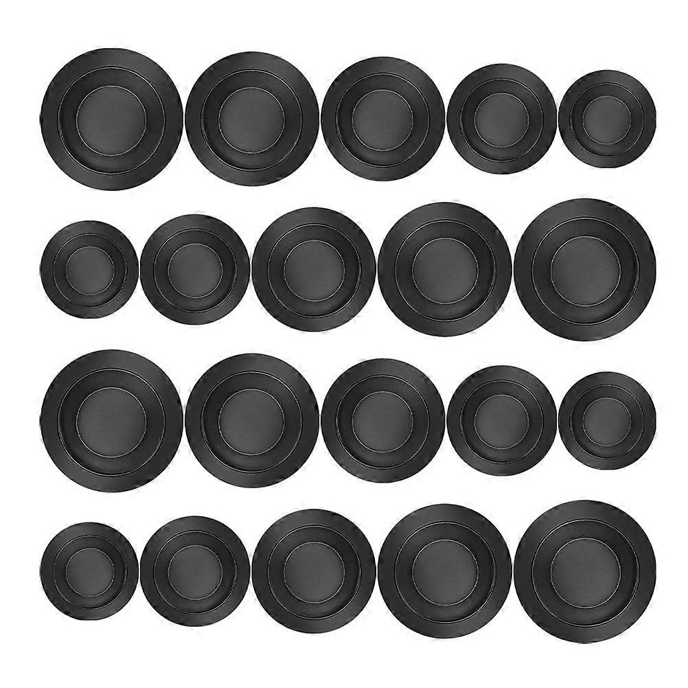 Money Box Stopper 15Pcs Designed For Coin Banks Savers Black Durable Material Functionality