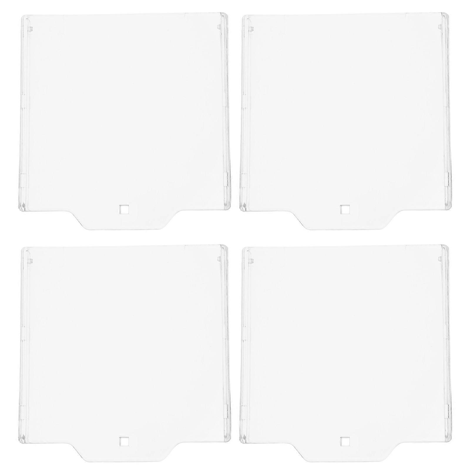 4pcs Emergency Button Protector: Transparent Fire Safety Switch Guard Cover For Preventing Accidental Activation Commercial And Residential Use
