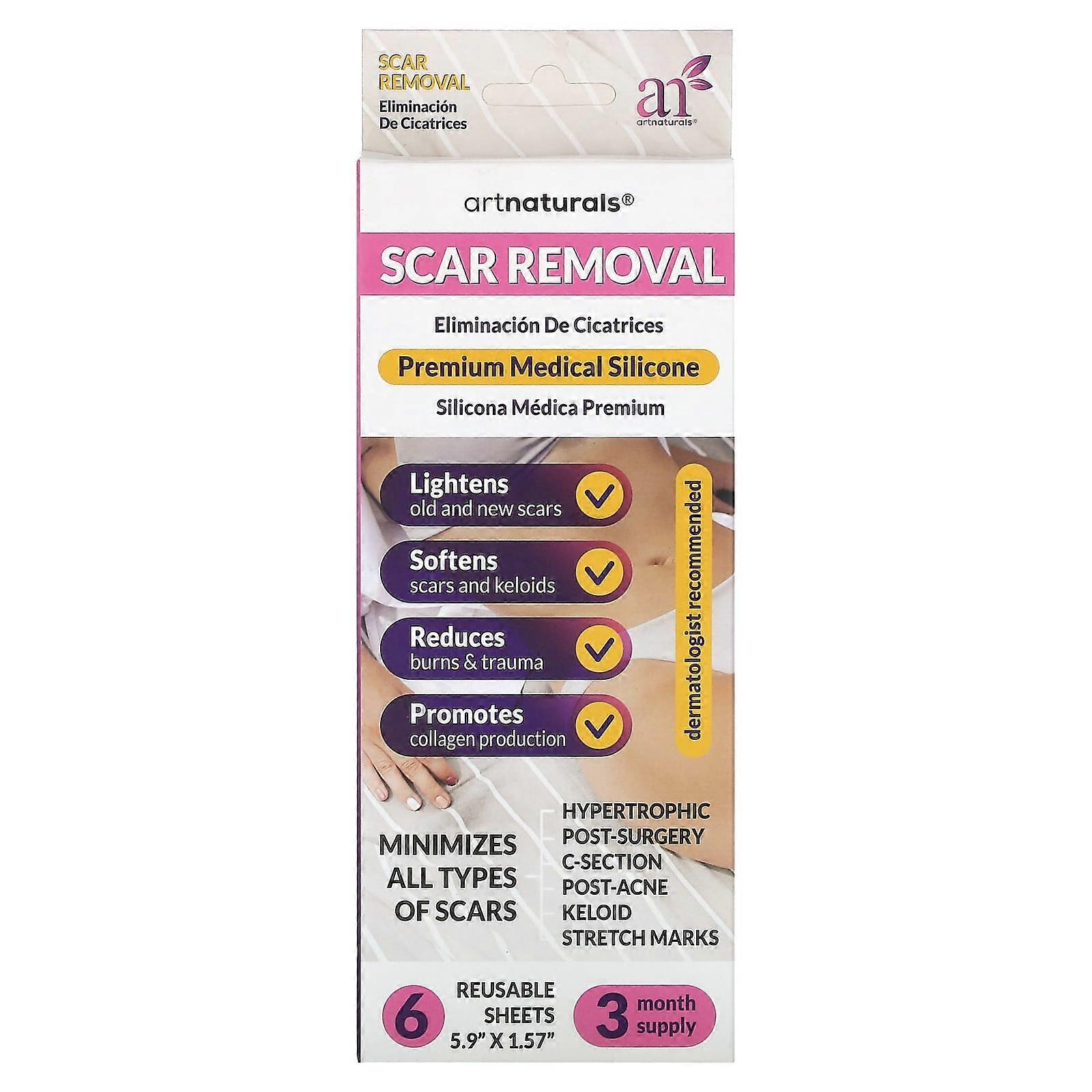 Scar Removal, 6 Reusable Sheets