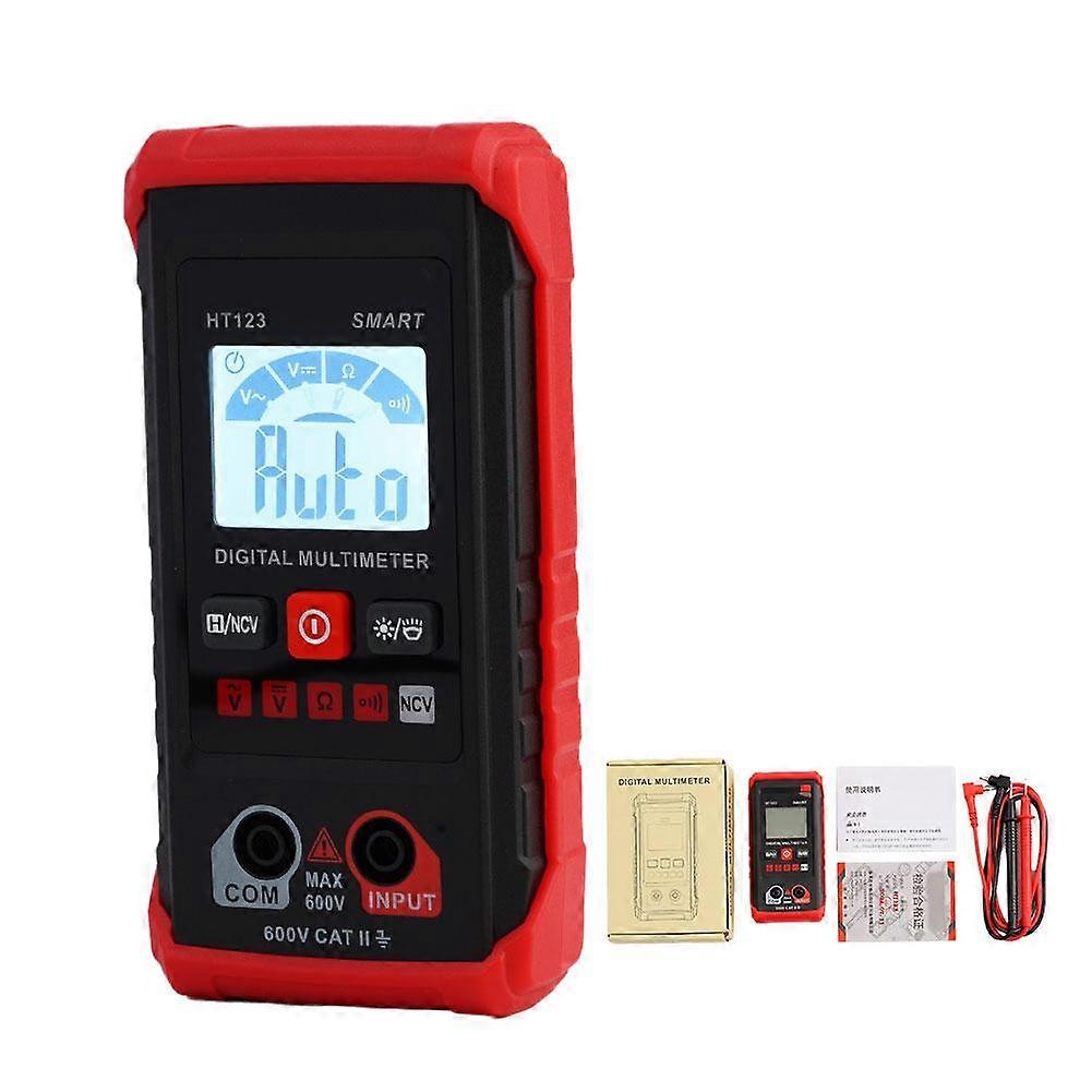HT Automatic Digital Multimeter with Smart Auto Mode NCV Non-Contact Voltage Tester for Home DIY and Automotive Electrical Diagnostics
