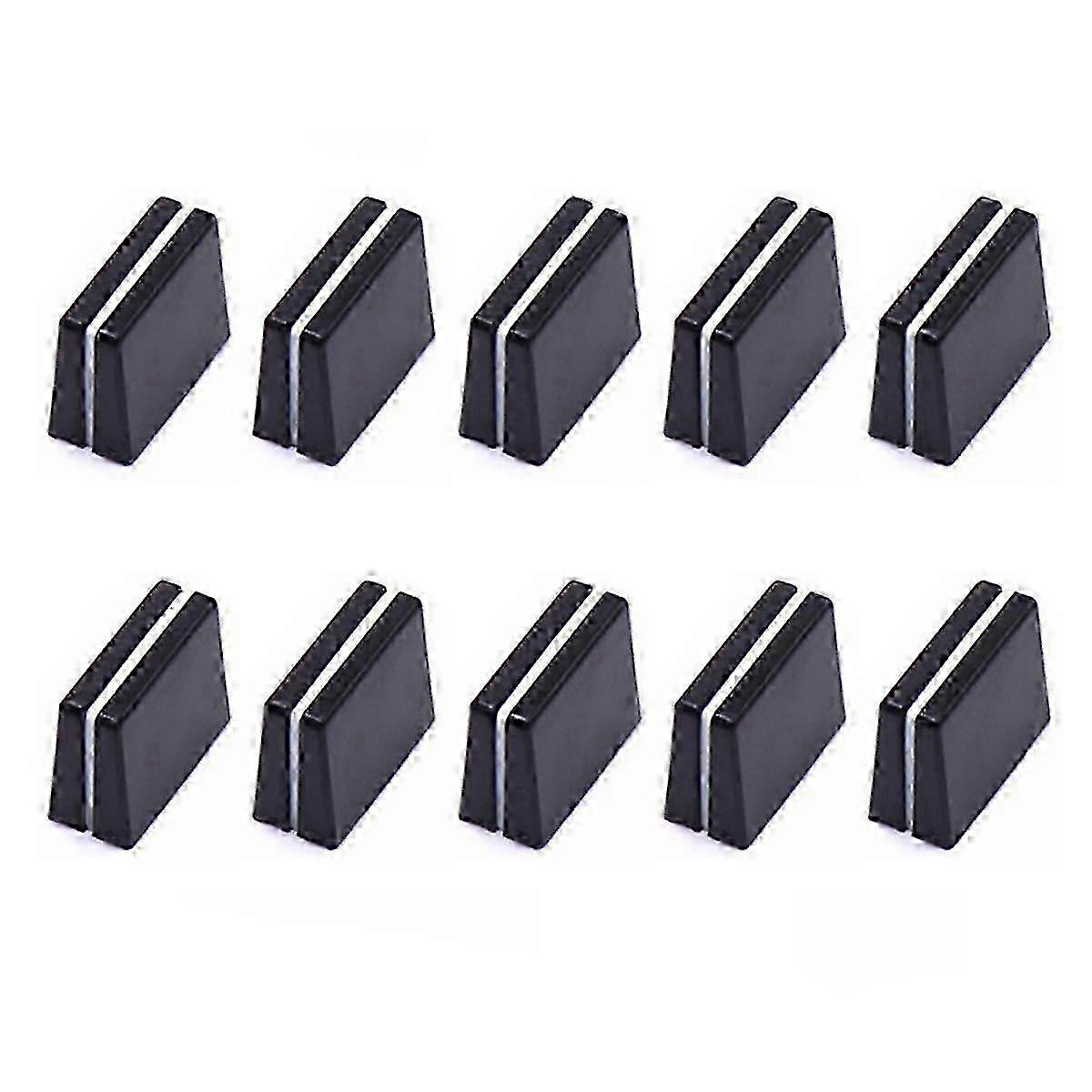 10pcs Fader Caps Mixer Fader Slider Knobs Replacement Buttons Caps for Mixer Console Accessories 25-26s