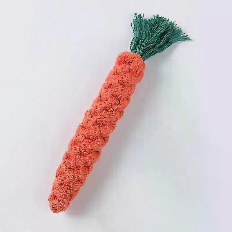 1 unidad de cuerda de algodón tejida a mano, resistente a nudos y al desgaste de dientes, ideal para perros pequeños y medianos.