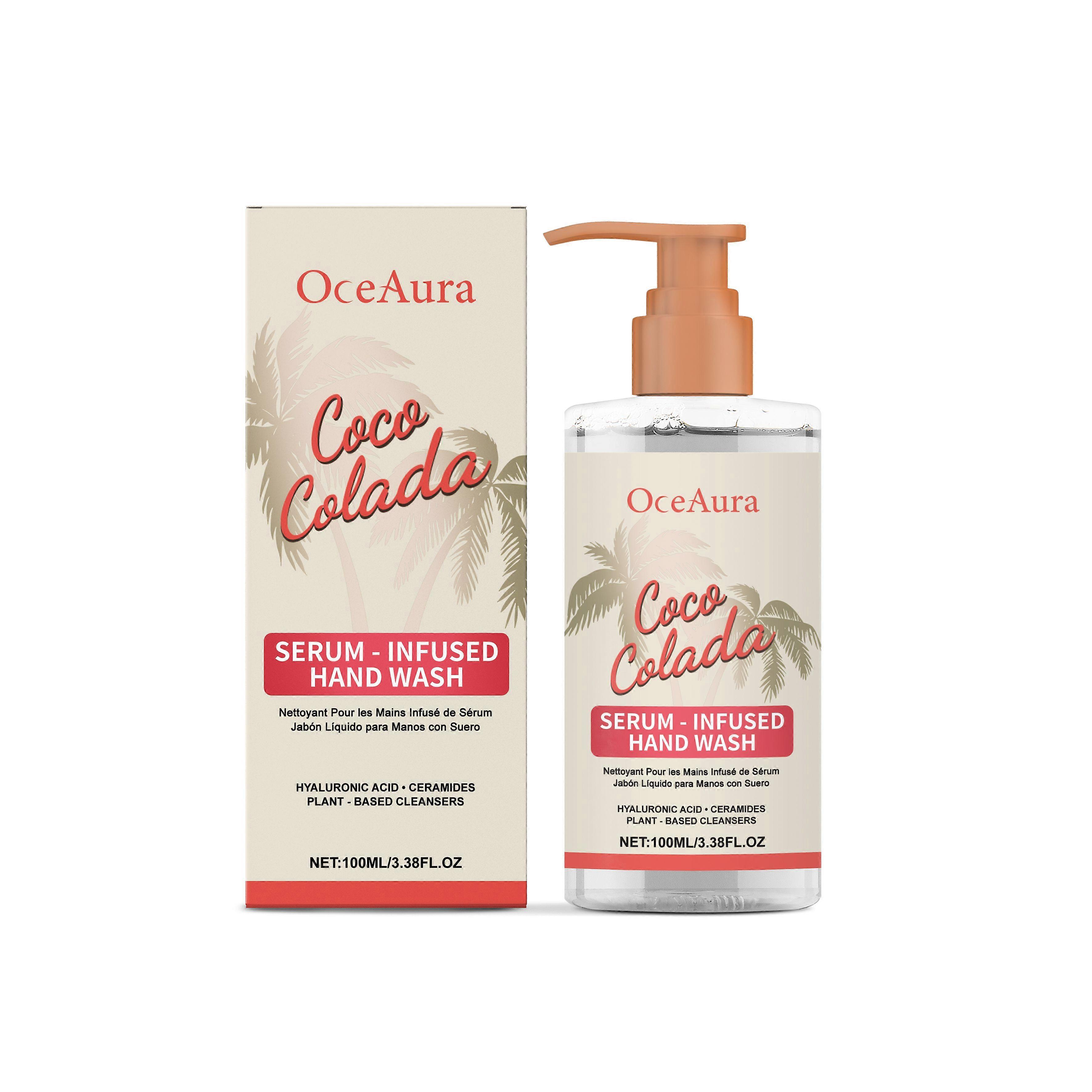 Oceaura Coconut Moisturizing Hand Sanitizer Daily Gentle Cleansing Moisturizing Nourishing Skin Soft Refreshing Hand Washing
