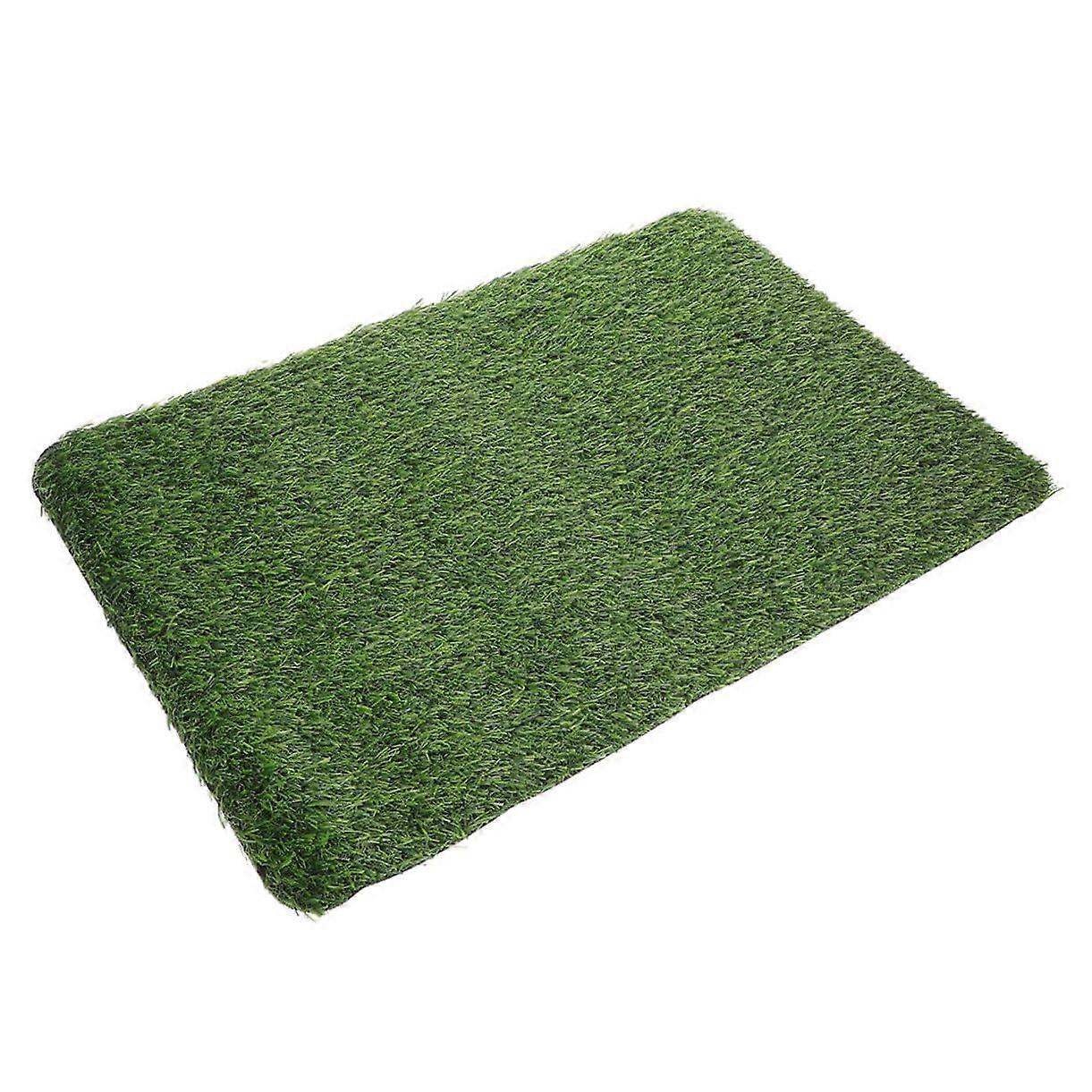Artificial Grass Front Door Mat Realistic Green Turf Rug For Outdoor Use Pet Training EasyCut Synthetic Grass Floor Mat