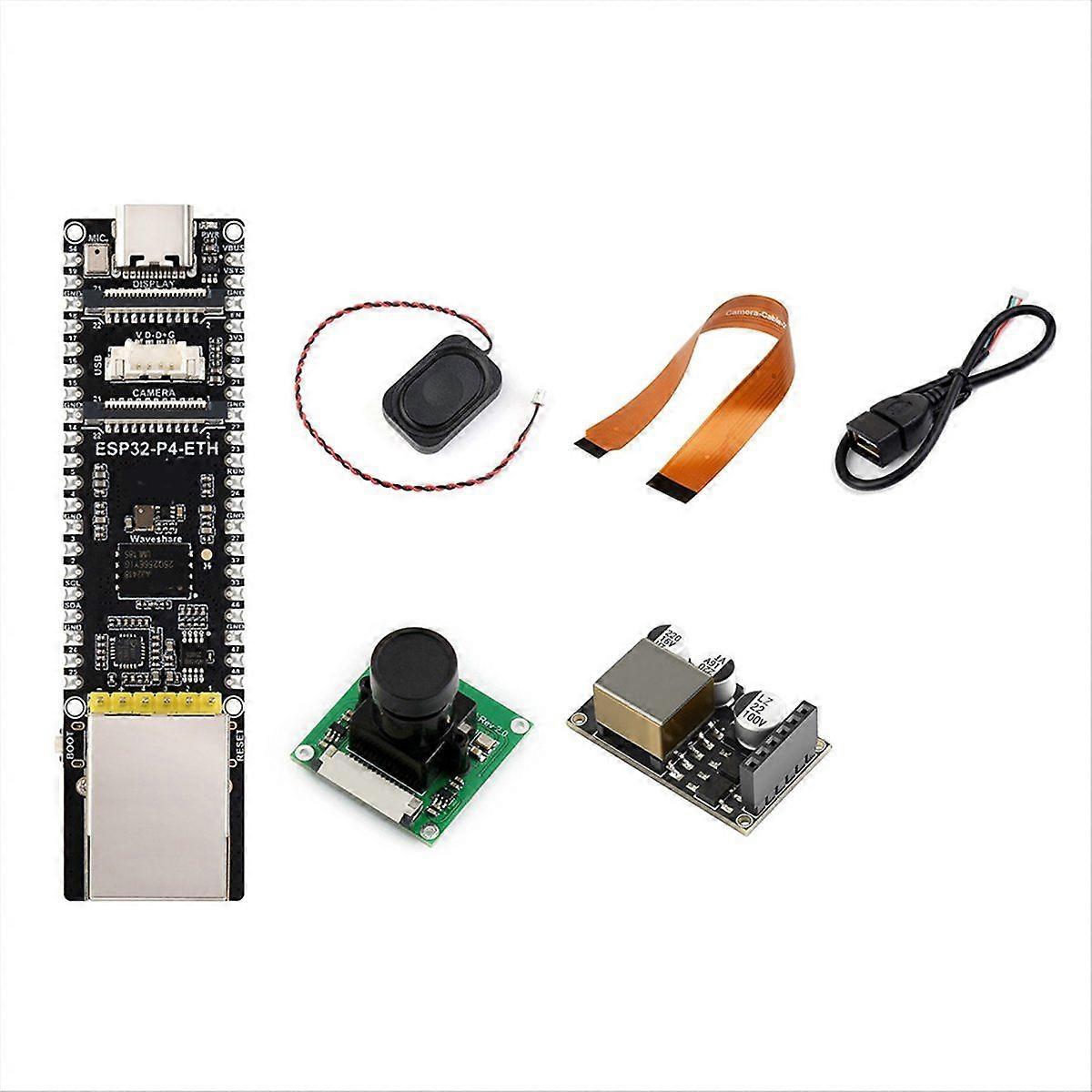 ESP32-P4-ETH Development Board with RJ45 POE /MIPI / Camera/Audio Speaker 40PIN GPIO for AI ,A