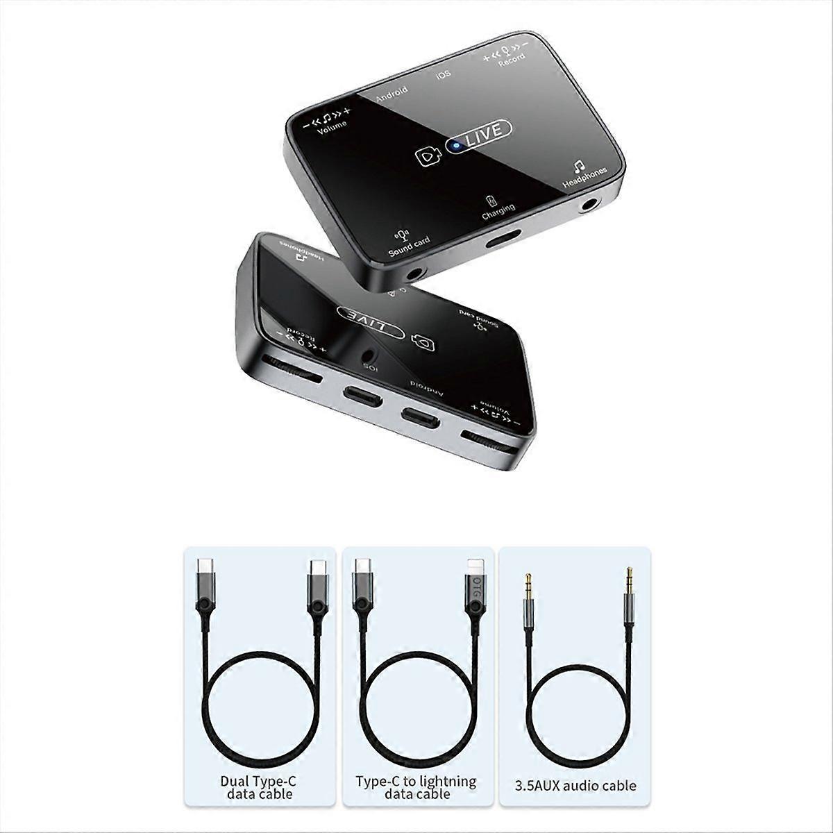  suitable for TypeC universal stereo live broadcast sound card