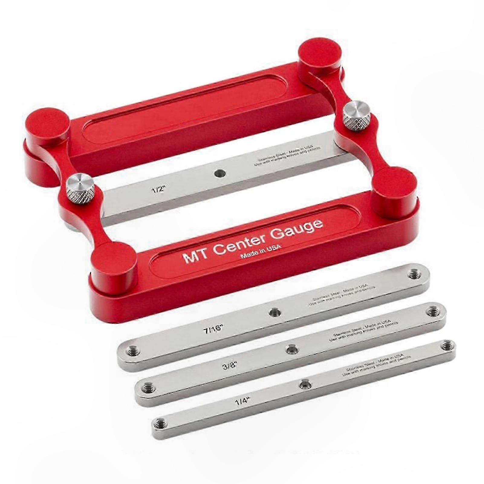 Woodworking Center Gauge for Accurate Hole Positioning and Straight Lines